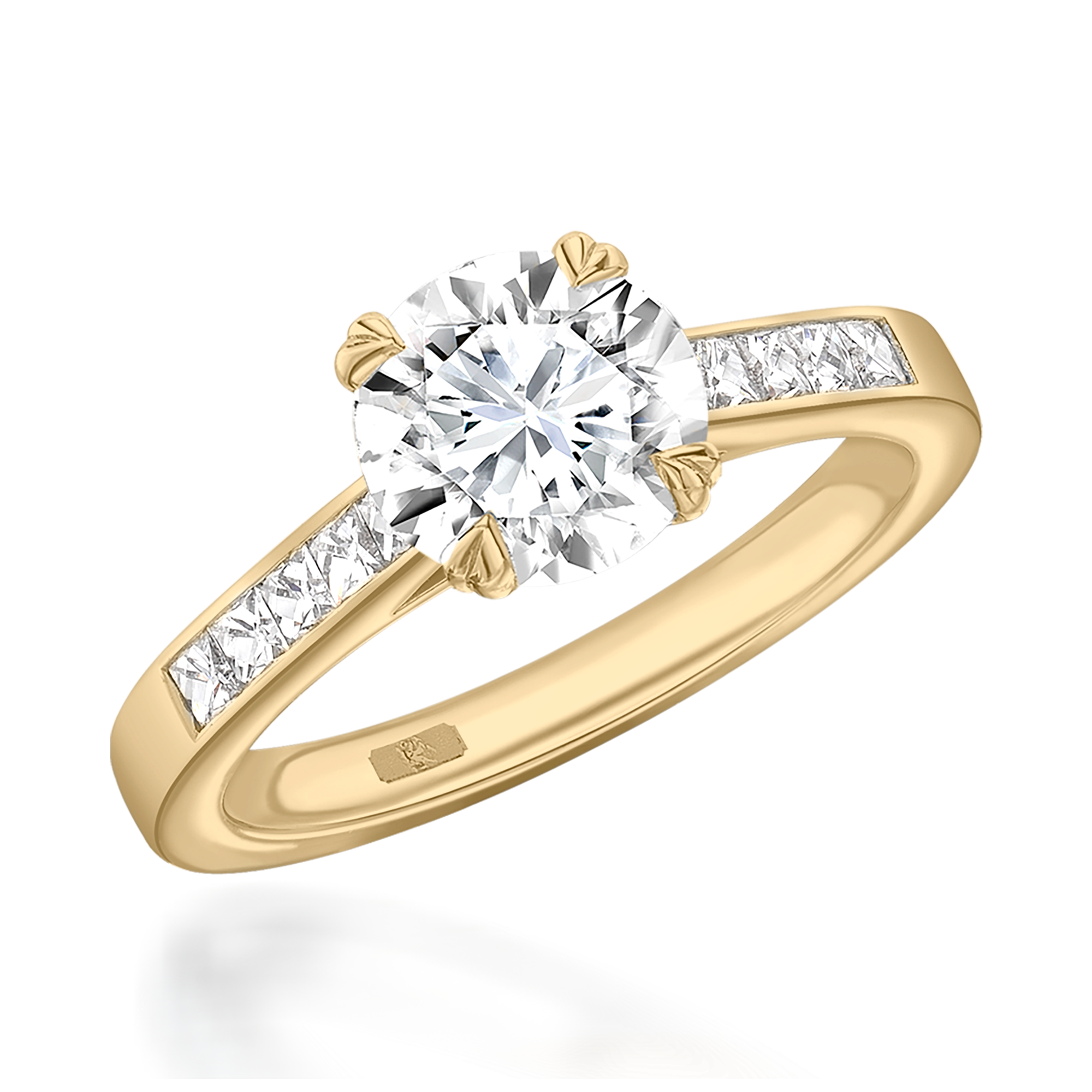 Gatsby 1.70ct Diamond Solitaire Ring Brilliant cut, Claw set_1