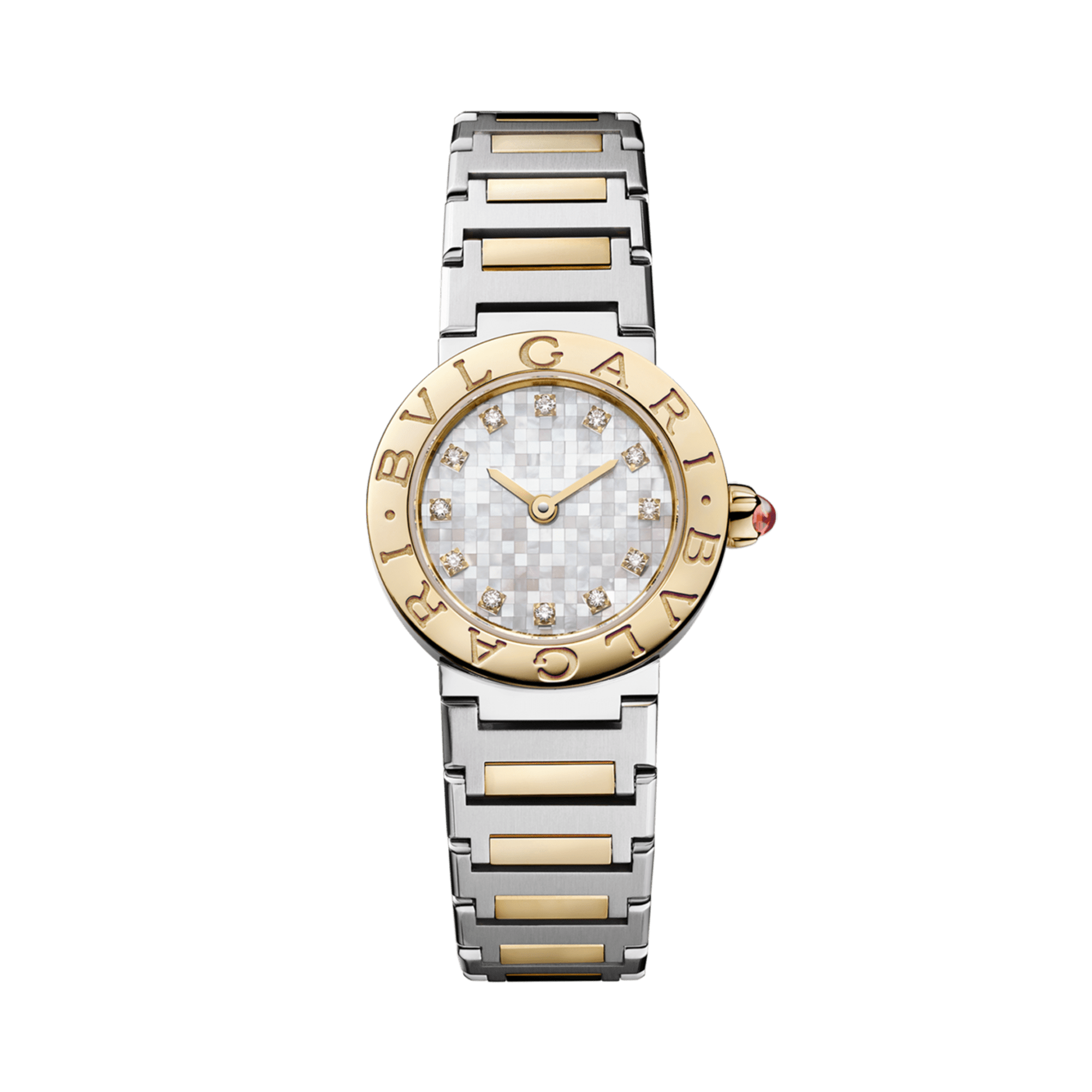 Bulgari Bulgari 23mm Mother of Pearl Diamond set Dial_1