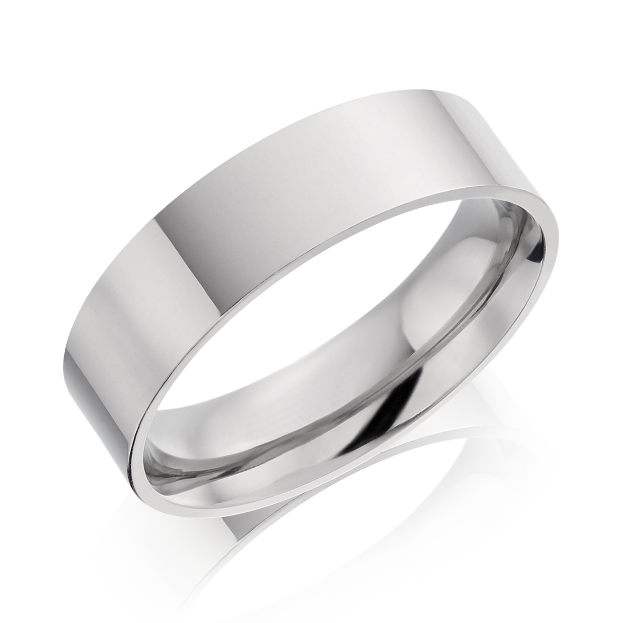 6mm Flat Court Wedding Ring _1