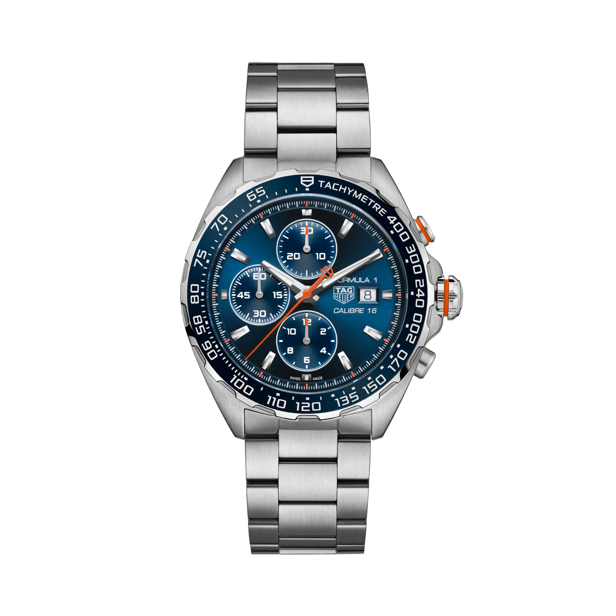 Tag Heuer Formula 1 Chronograph 44mm, Blue Dial, Baton Numerals_1