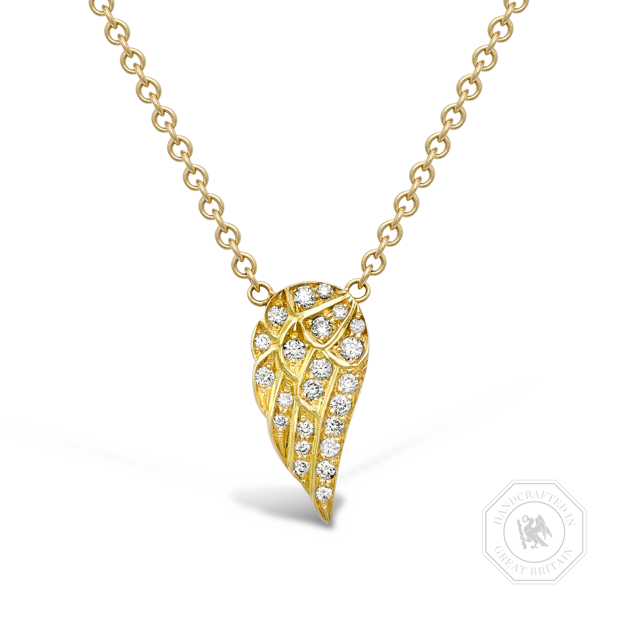 Tiara Small Diamond Pendant Brilliant Cut, Grain Set_1