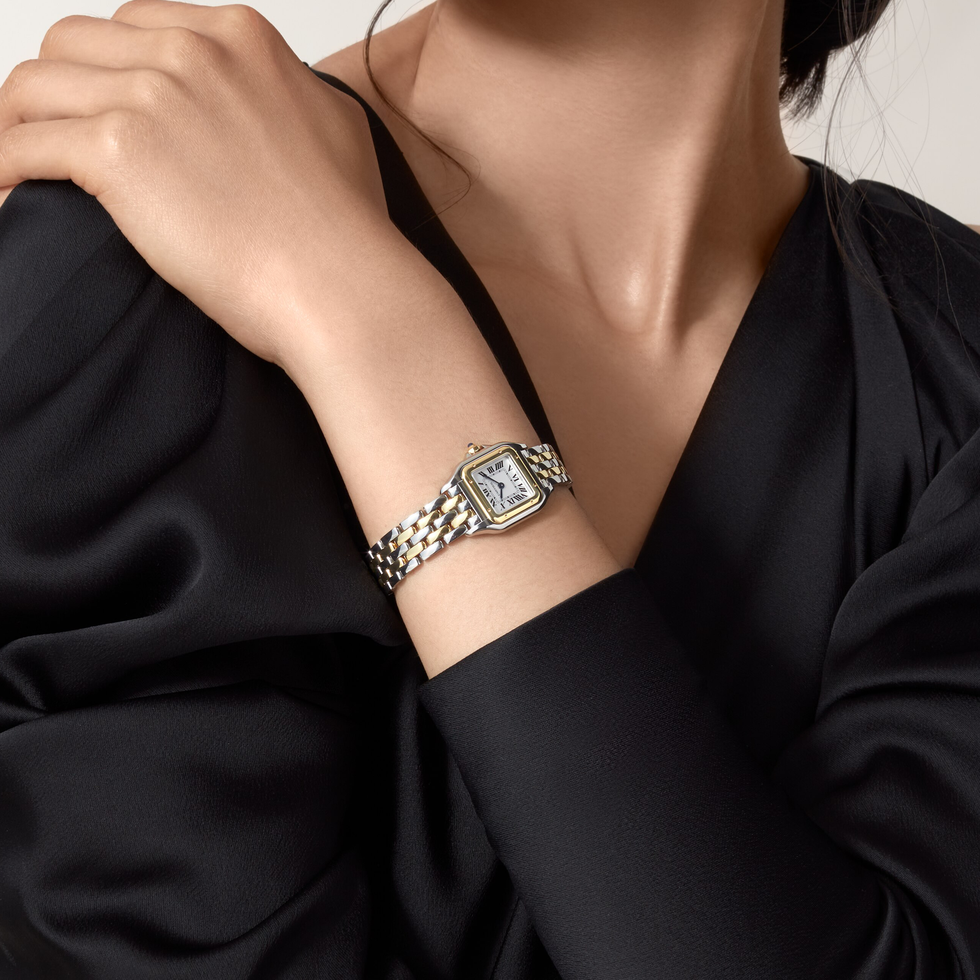 Cartier Panthère de Cartier Small, Silver Dial, Roman Numerals_10