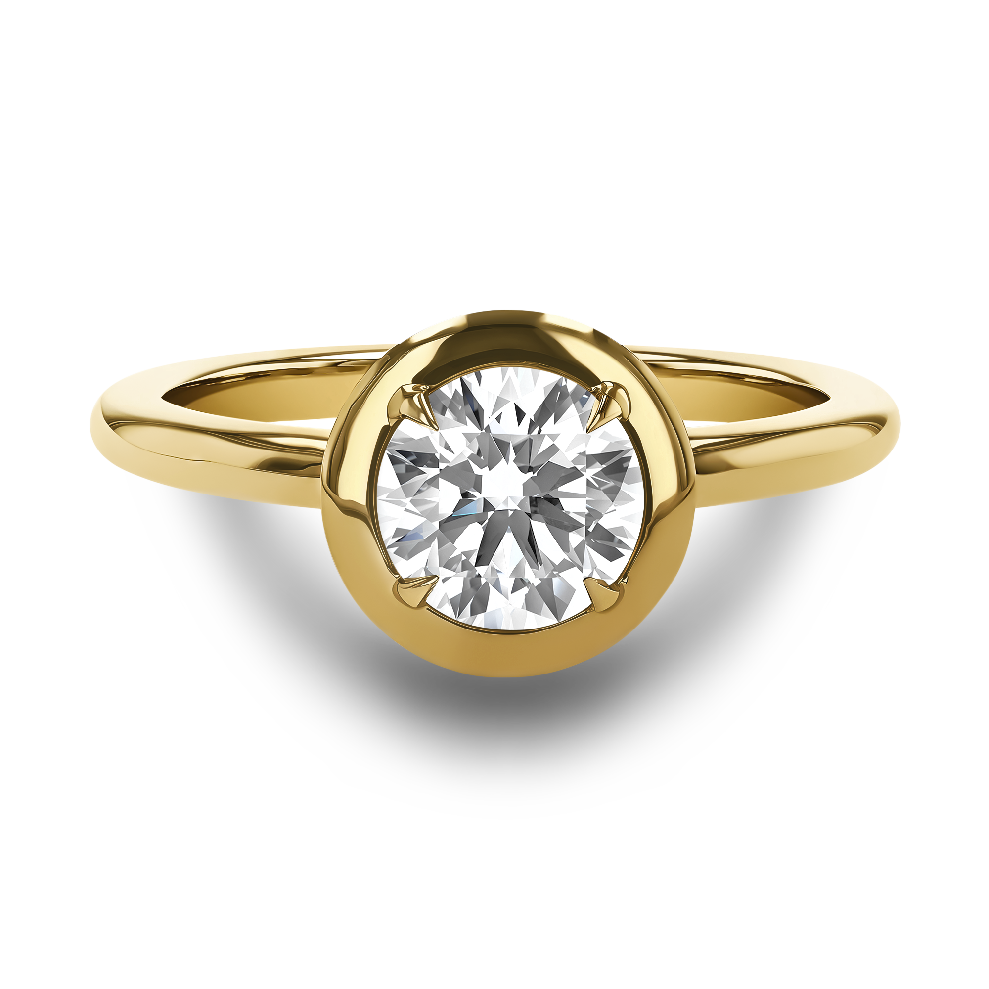 Skimming Stone 0.71ct Brilliant Cut Diamond Ring Brilliant cut, Claw set_2