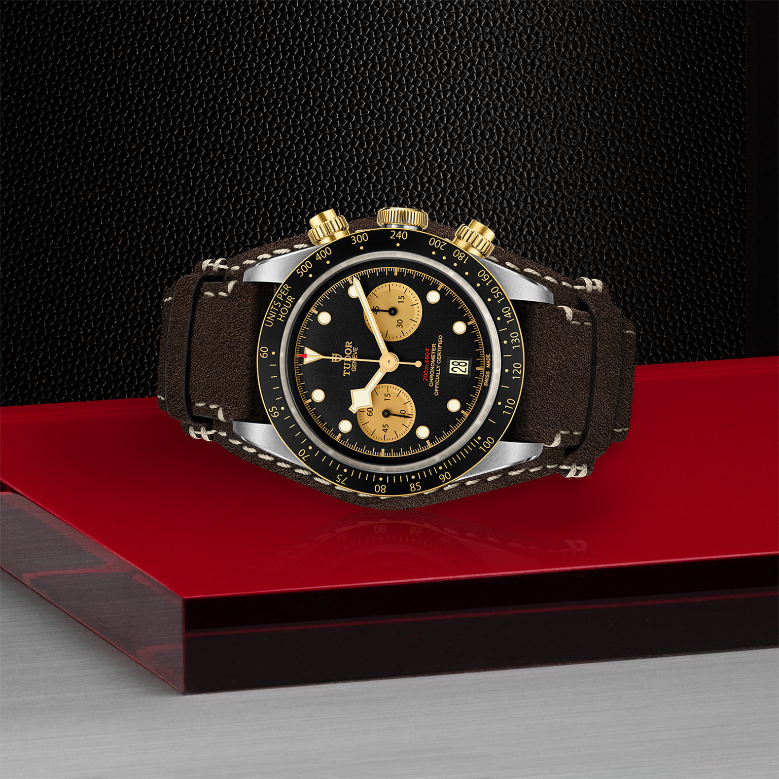 Tudor Black Bay Chrono S&G 41mm. Black Dial. Baton Numerals_2