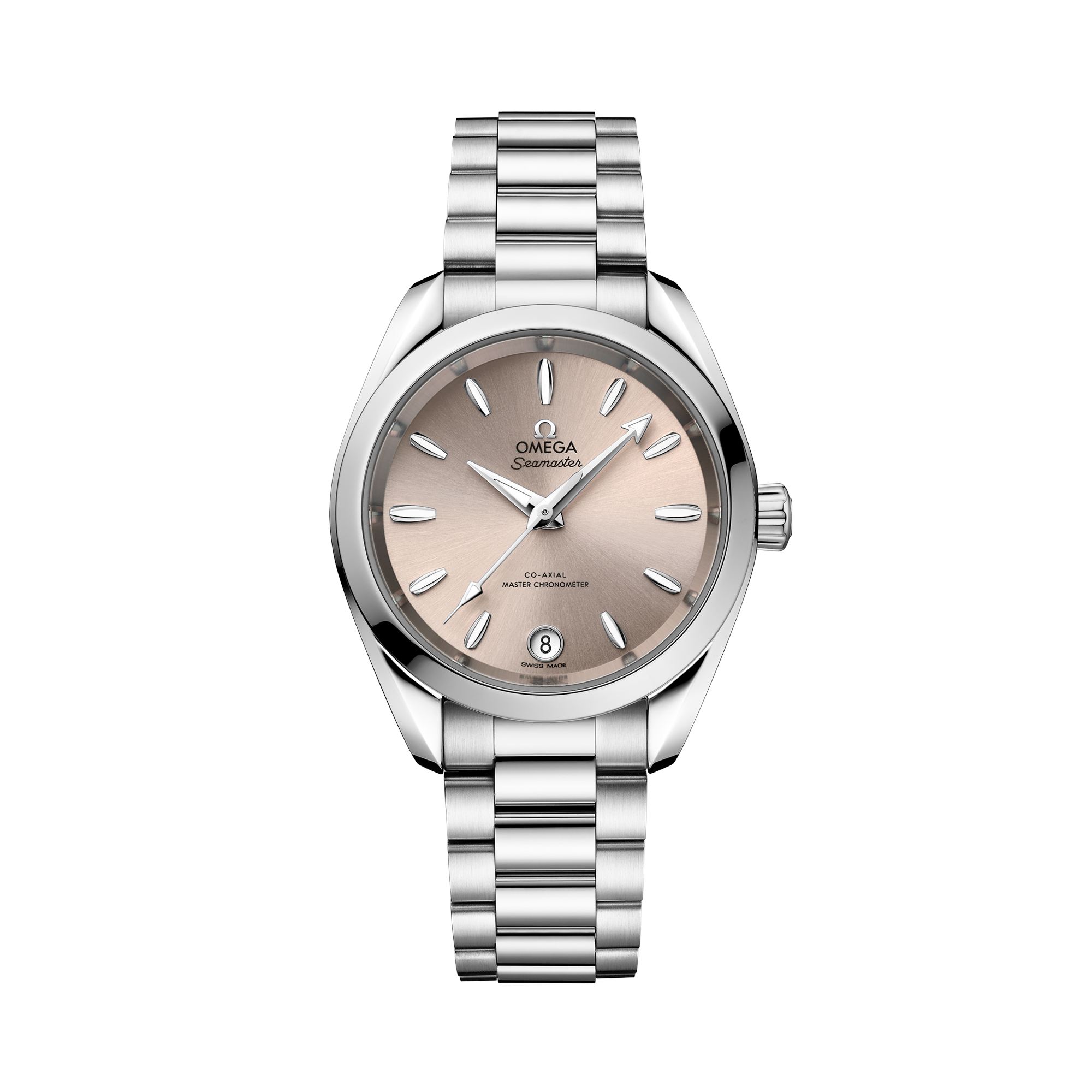 Omega Seamaster Aqua Terra 34mm, White Dial, Baton Numerals_1