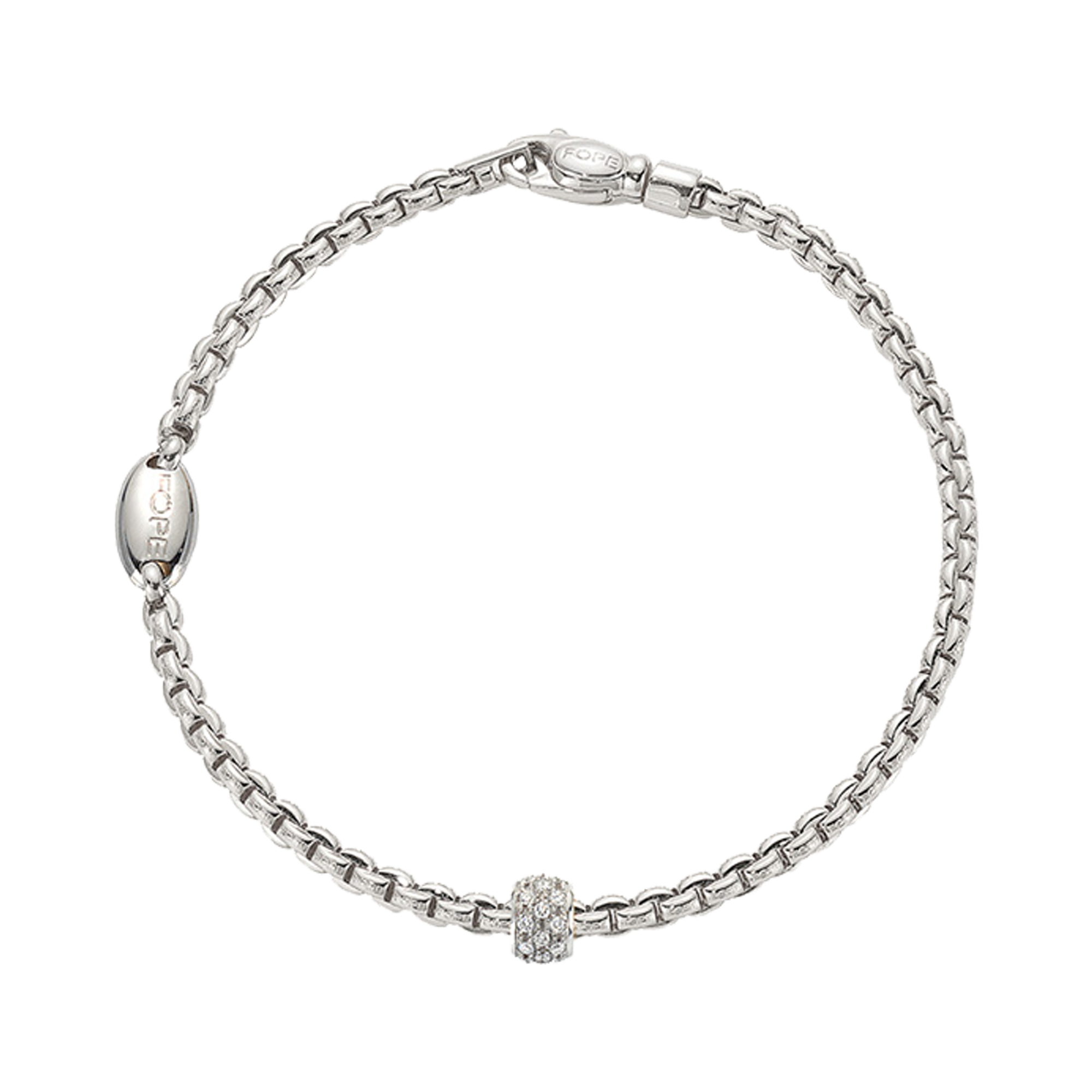 Fope Eka Diamond Bracelet Brilliant Cut, Grain Set_1