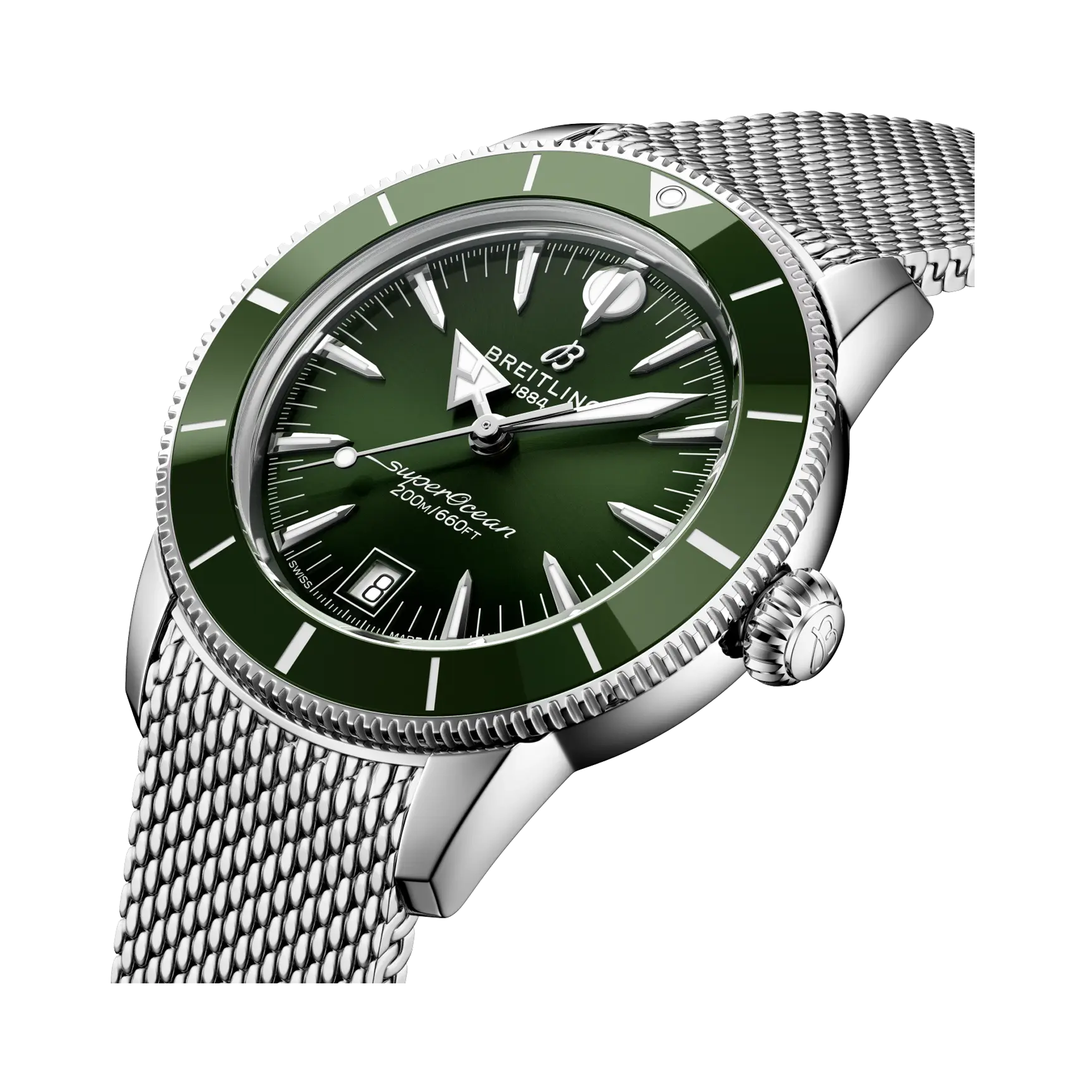 Breitling Superocean Heritage B31 Automatic 40 40mm, Green Dial, Baton Numerals_2