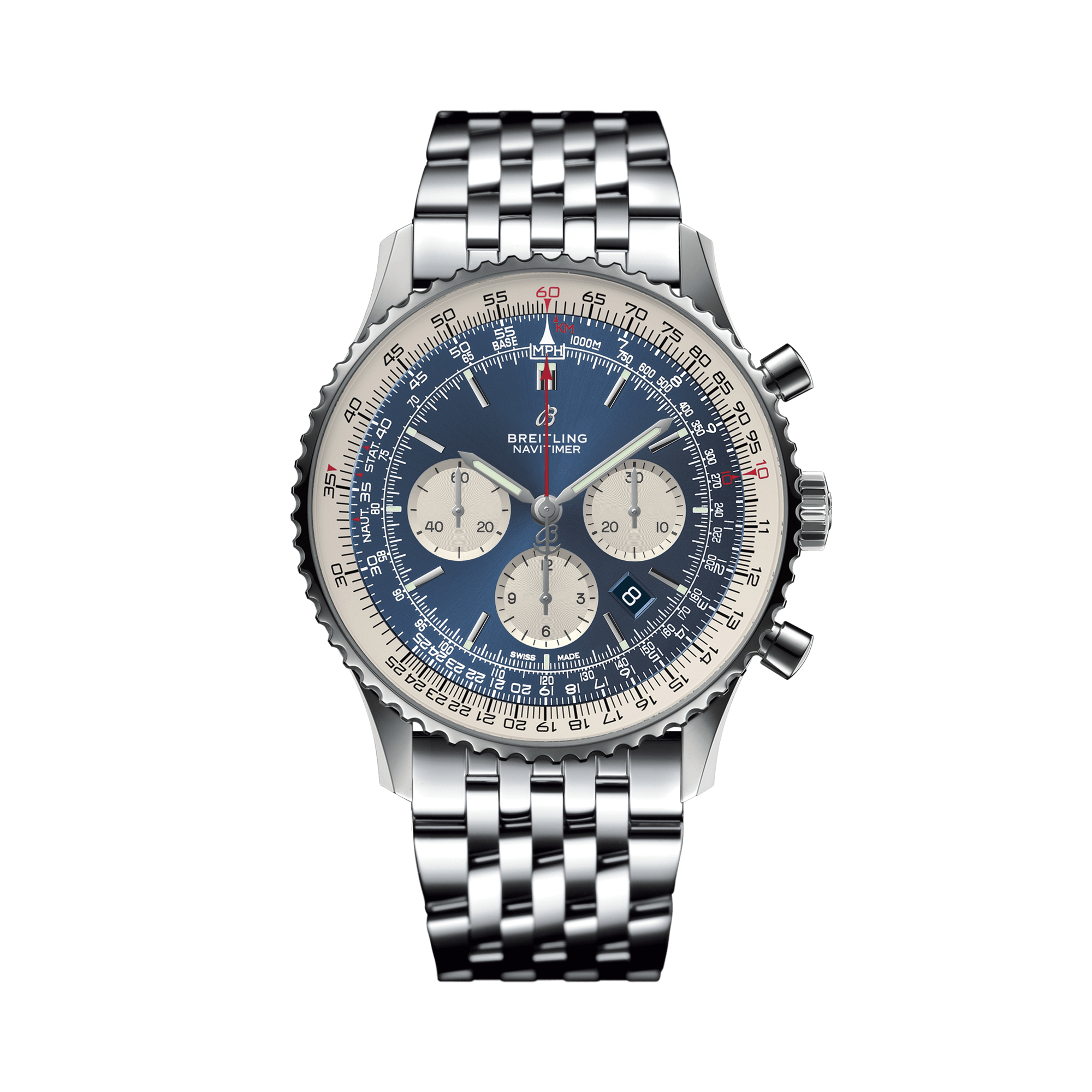 Breitling Navitimer B01 Chronogaph 46 46mm, Blue Dial, Arabic/Baton Numerals_1