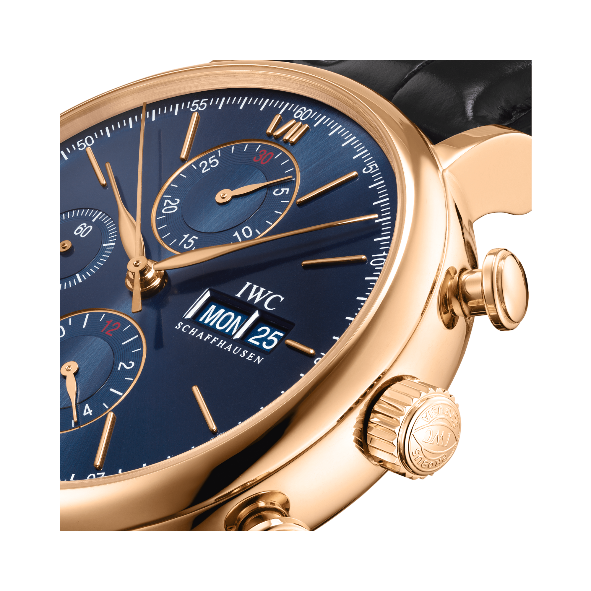 IWC Portofino Chronograph 42mm, Blue Dial, Baton Numerals_5