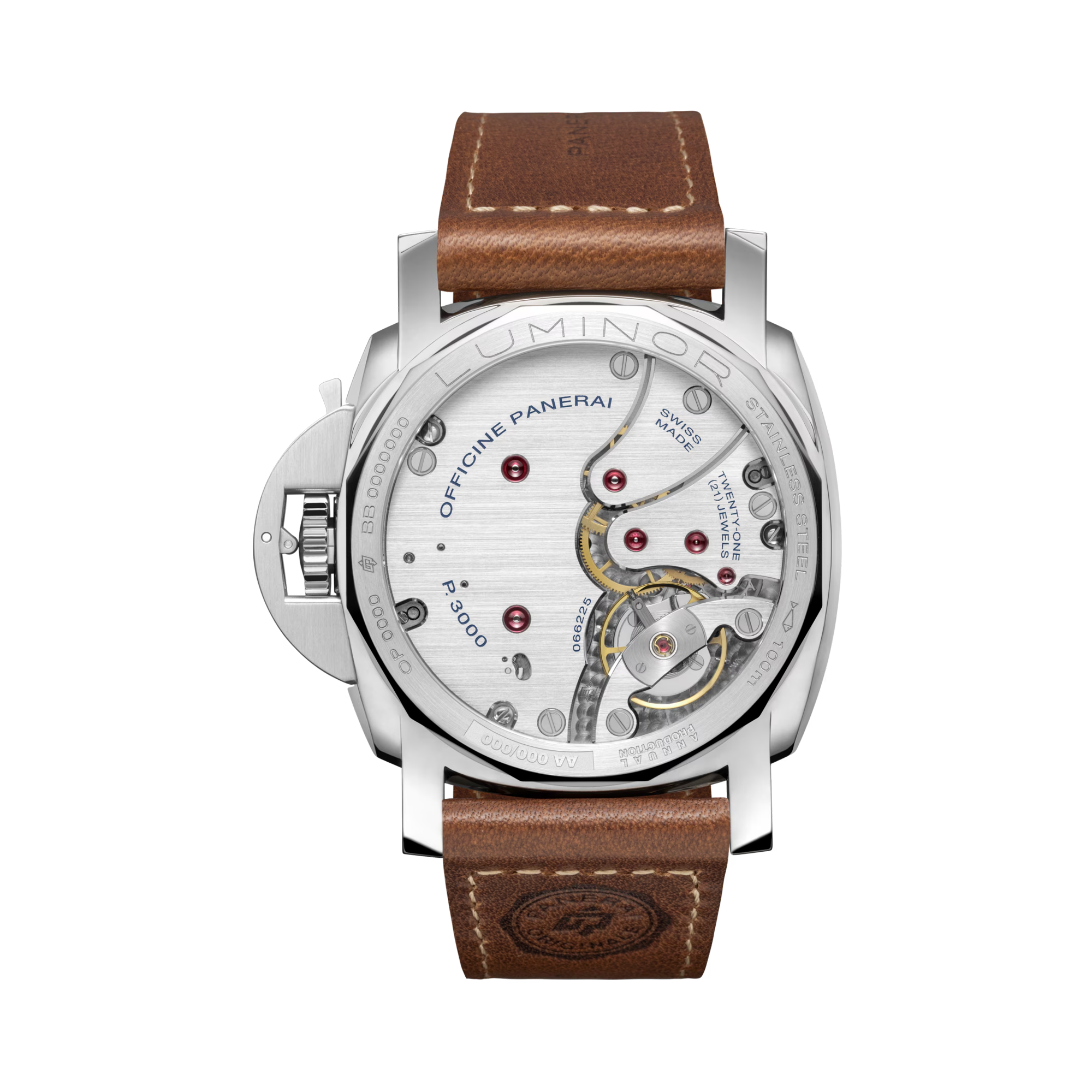 Panerai Luminor 47mm, Beige Dial, Arabic/Baton Numerals_2