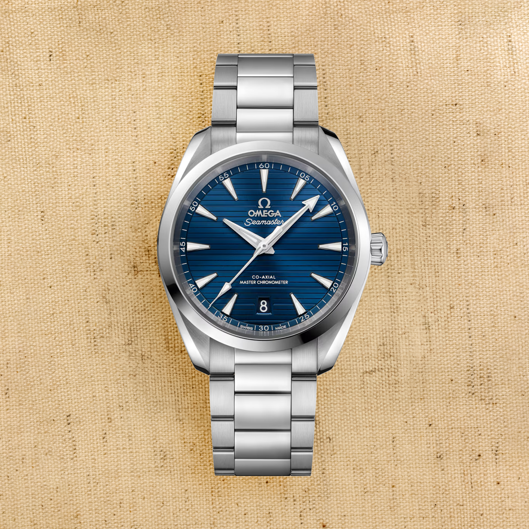 Seamaster Aqua Terra 150m 38mm, Blue Dial, Baton Numerals_1