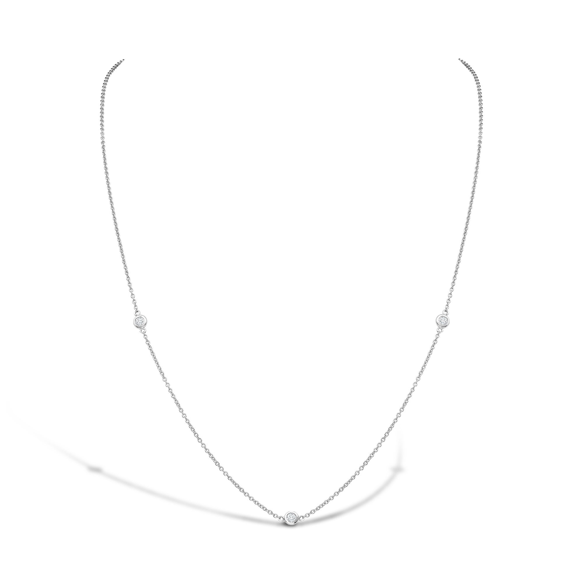 Sundance Diamond Necklace Brilliant Cut, Rubover Set_1