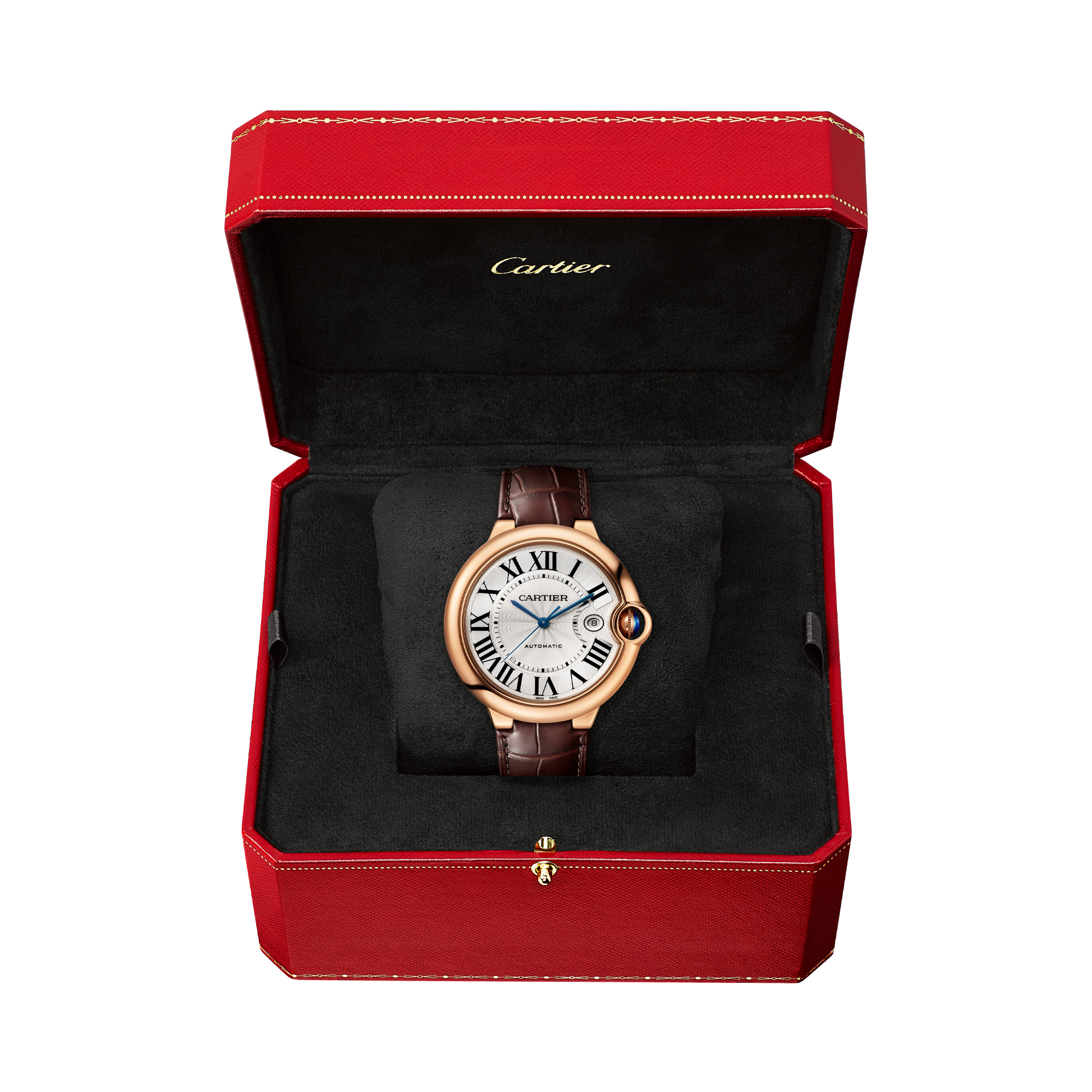 Cartier Ballon Bleu de Cartier 42mm, Silver Dial, Roman Numerals_2