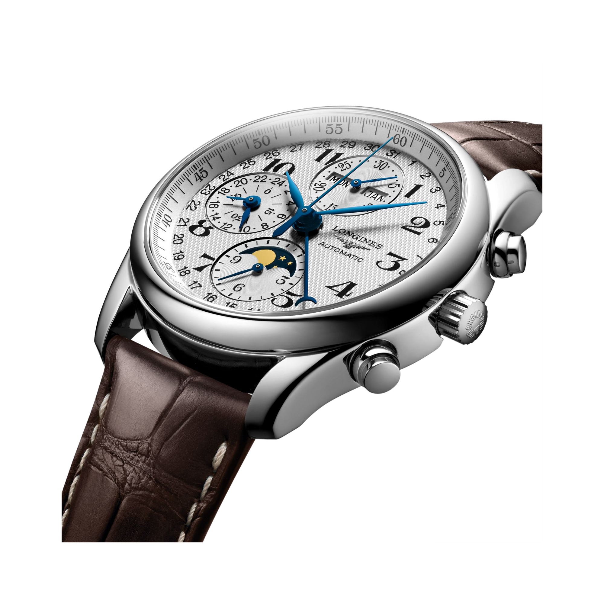 Longines Master collection 40mm, Silver Dial, Arabic Numerals_3