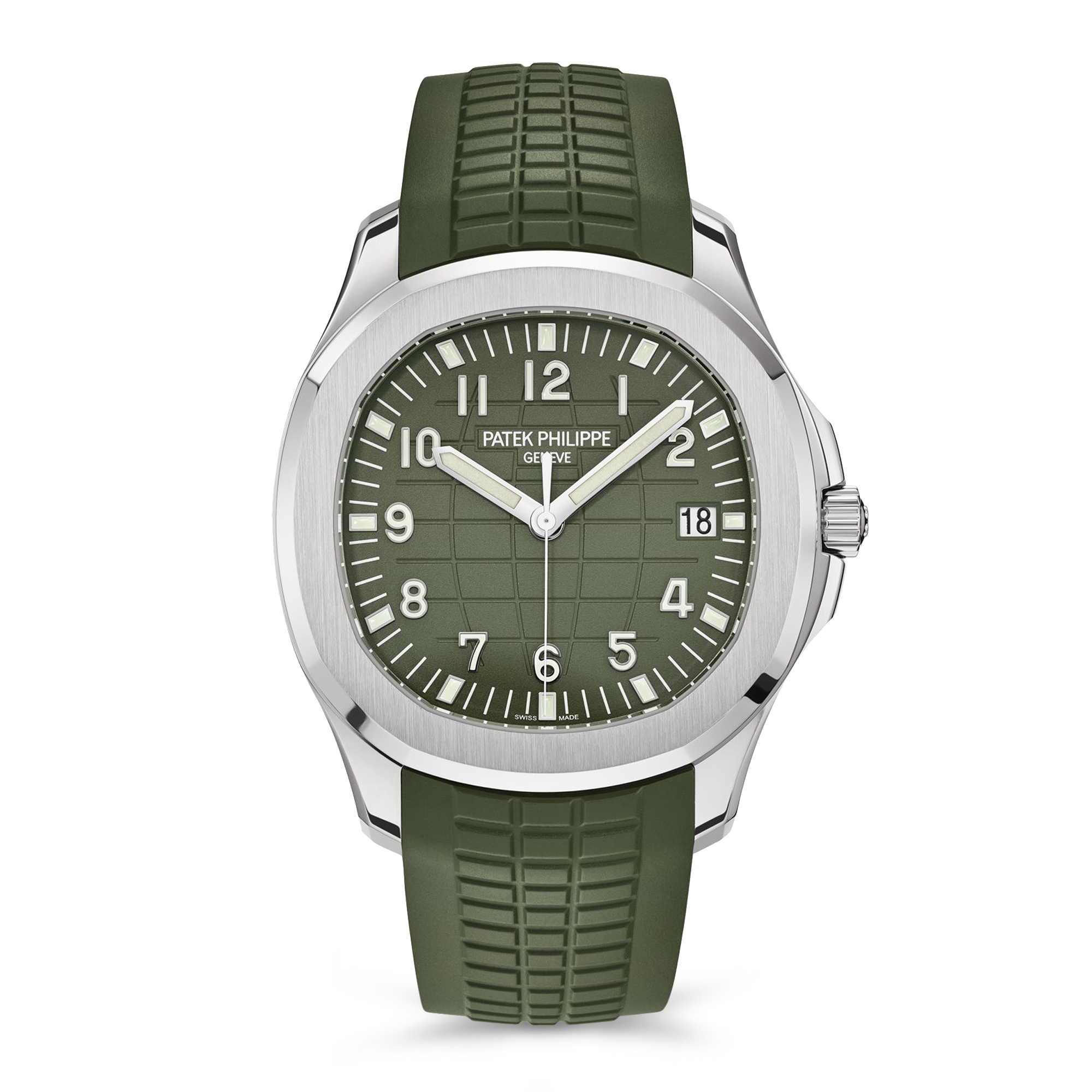 Patek Philippe Aquanaut 42.2mm, Green Dial, Arabic Numerals_1