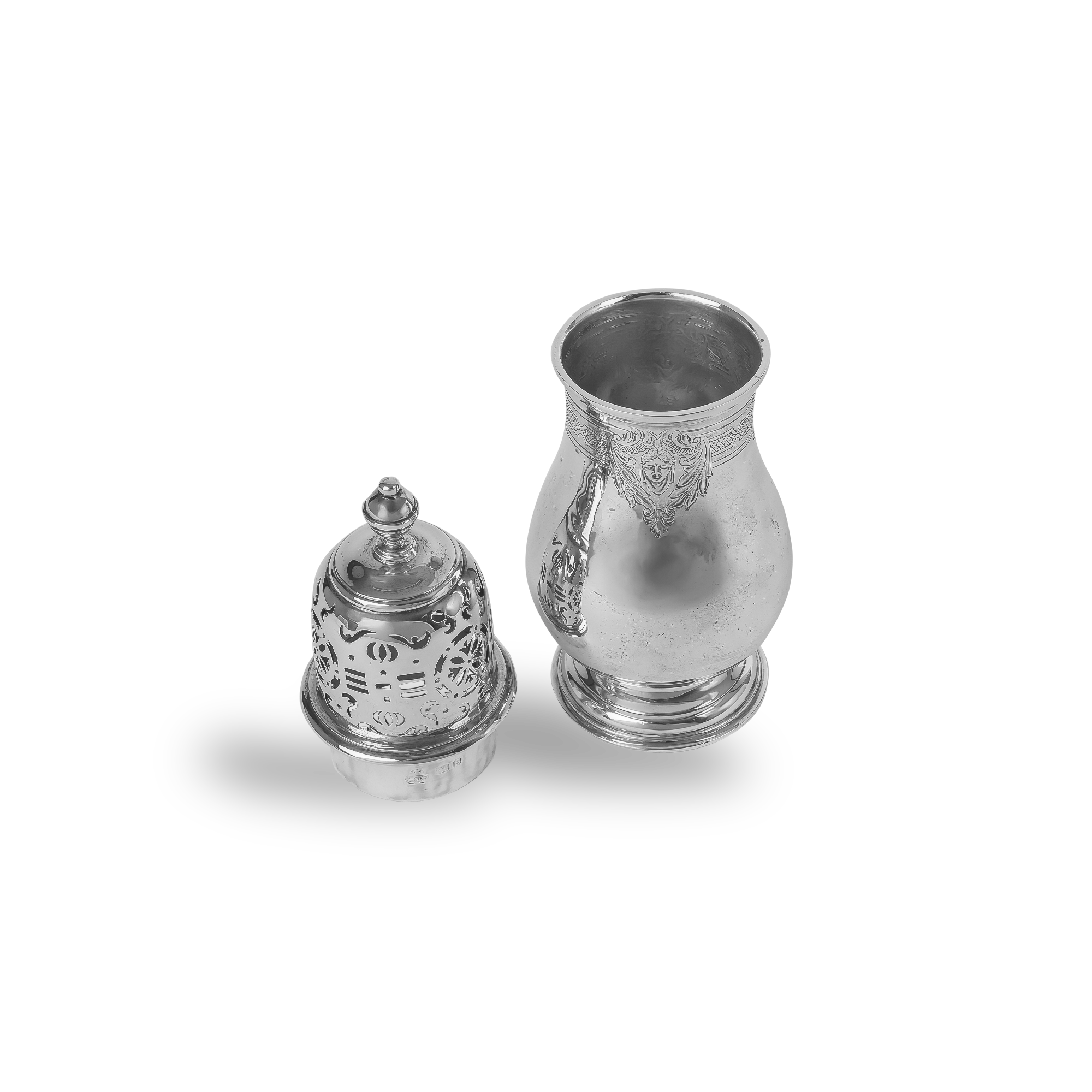 Silver George VI Caster Hallmarked London_2