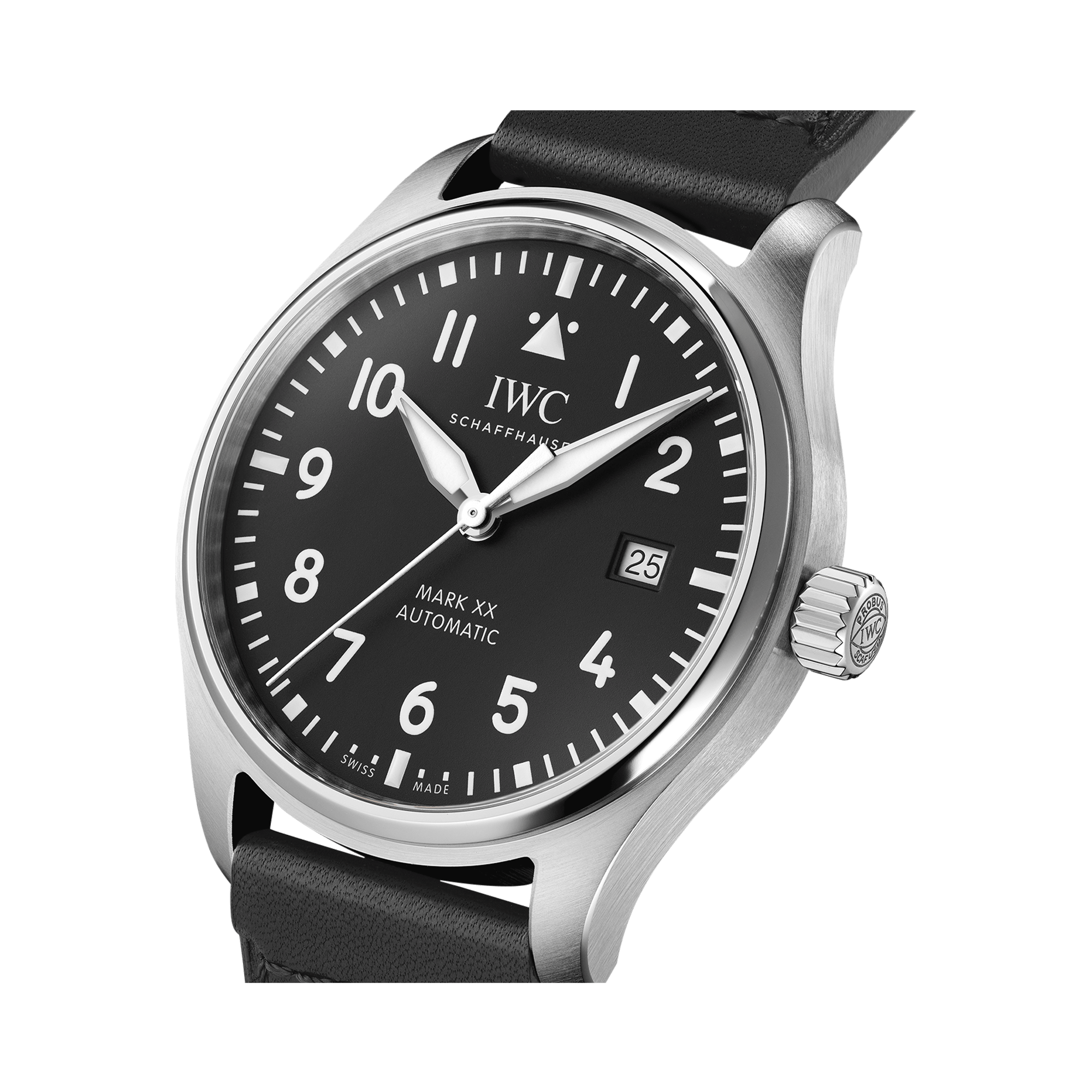 IWC Pilot's Mark XX 40mm, Black Dial, Arabic Numerals_3