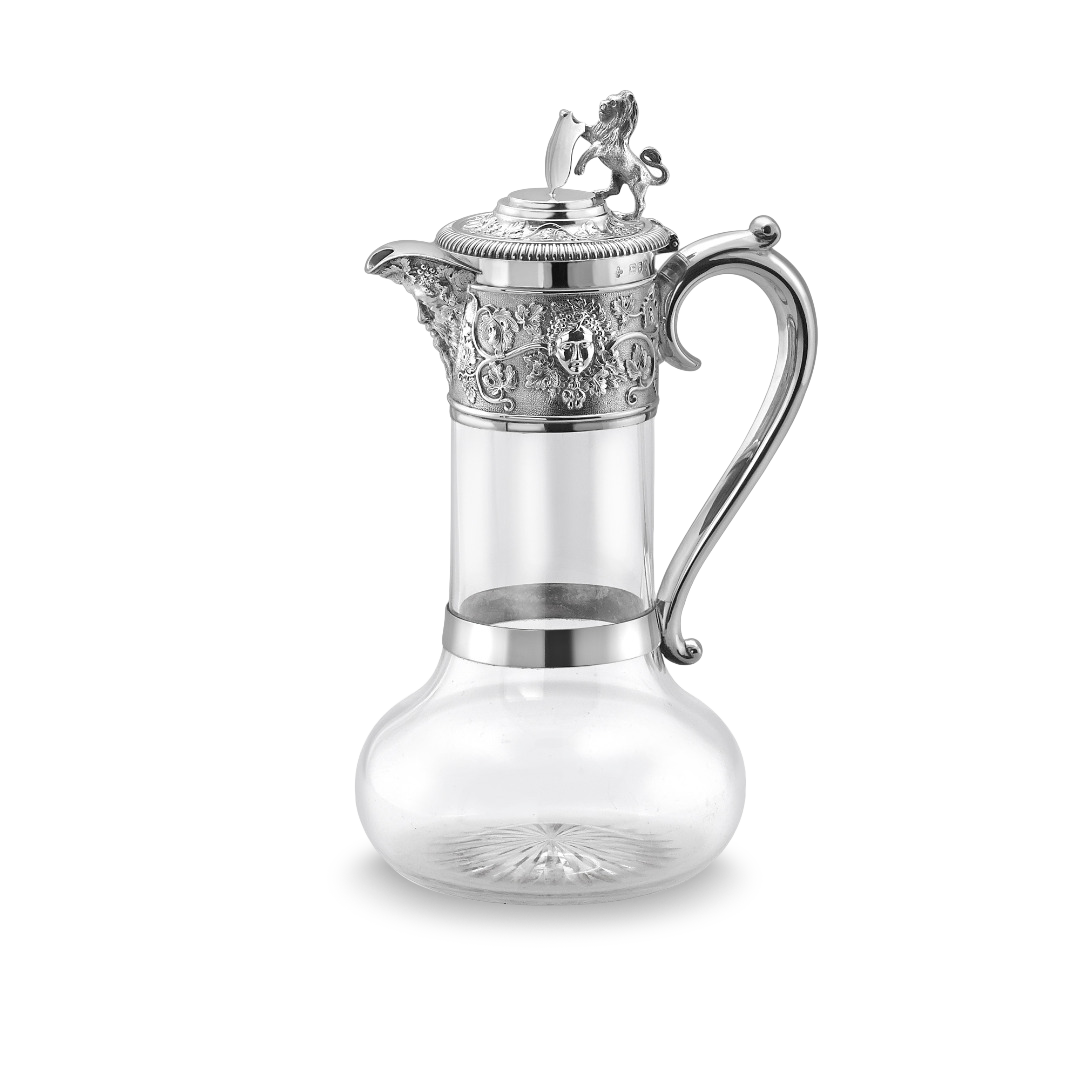 Silver Victorian Claret Jug Hallmarked London_1