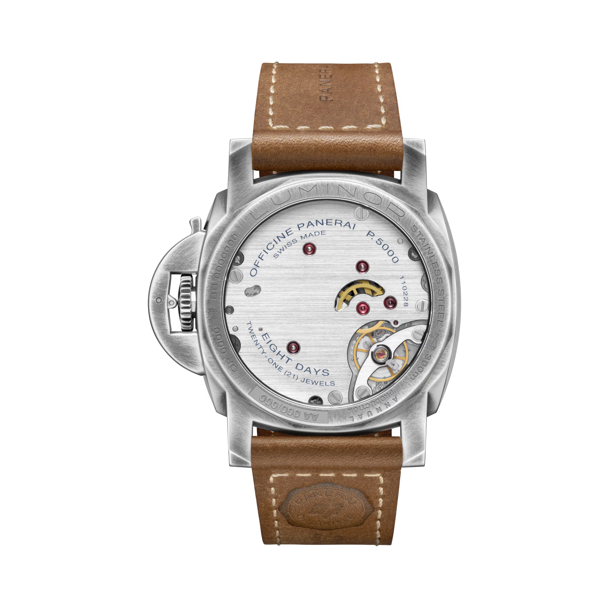 Panerai Luminor 8 Giorni 44mm, Grey Dial, Arabic/Baton Numerals_2