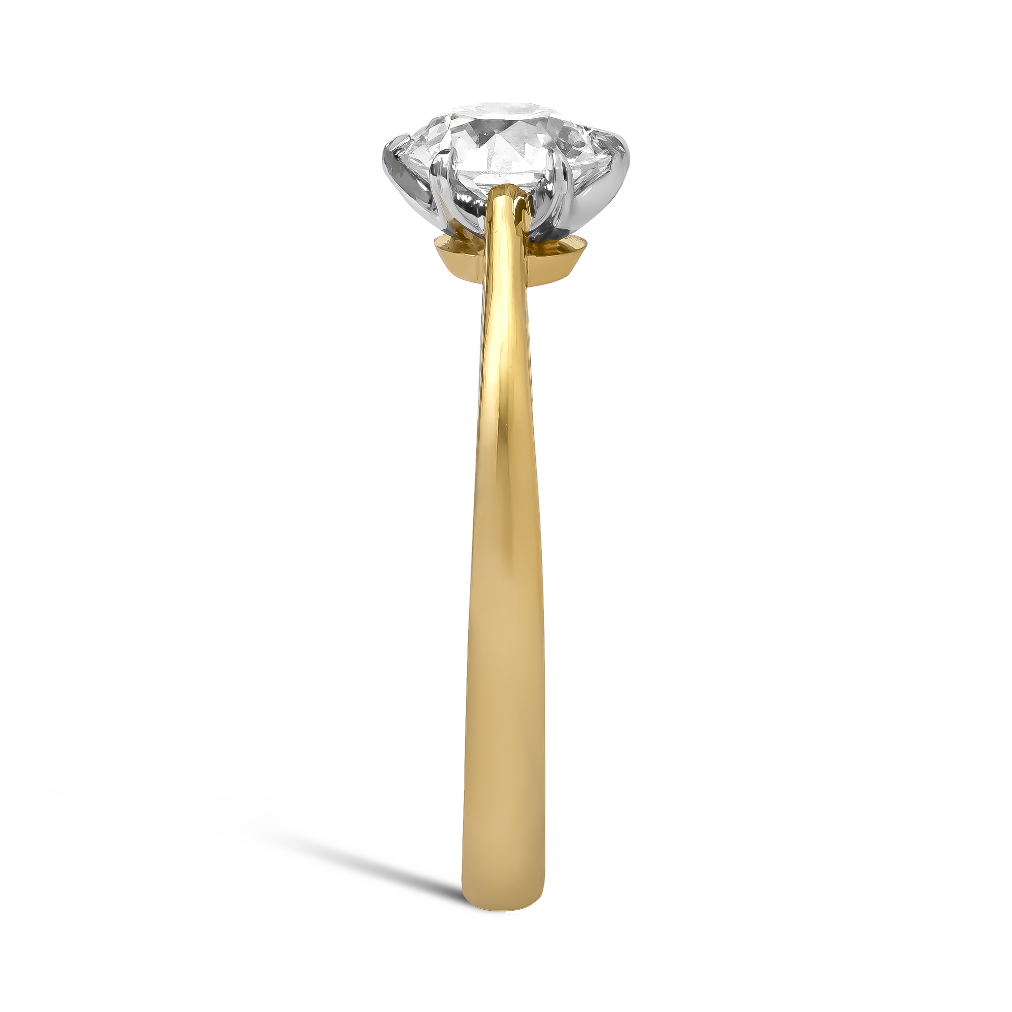Coronet Old Cut 0.865ct Diamond Ring Old Cut, Claw Set_4