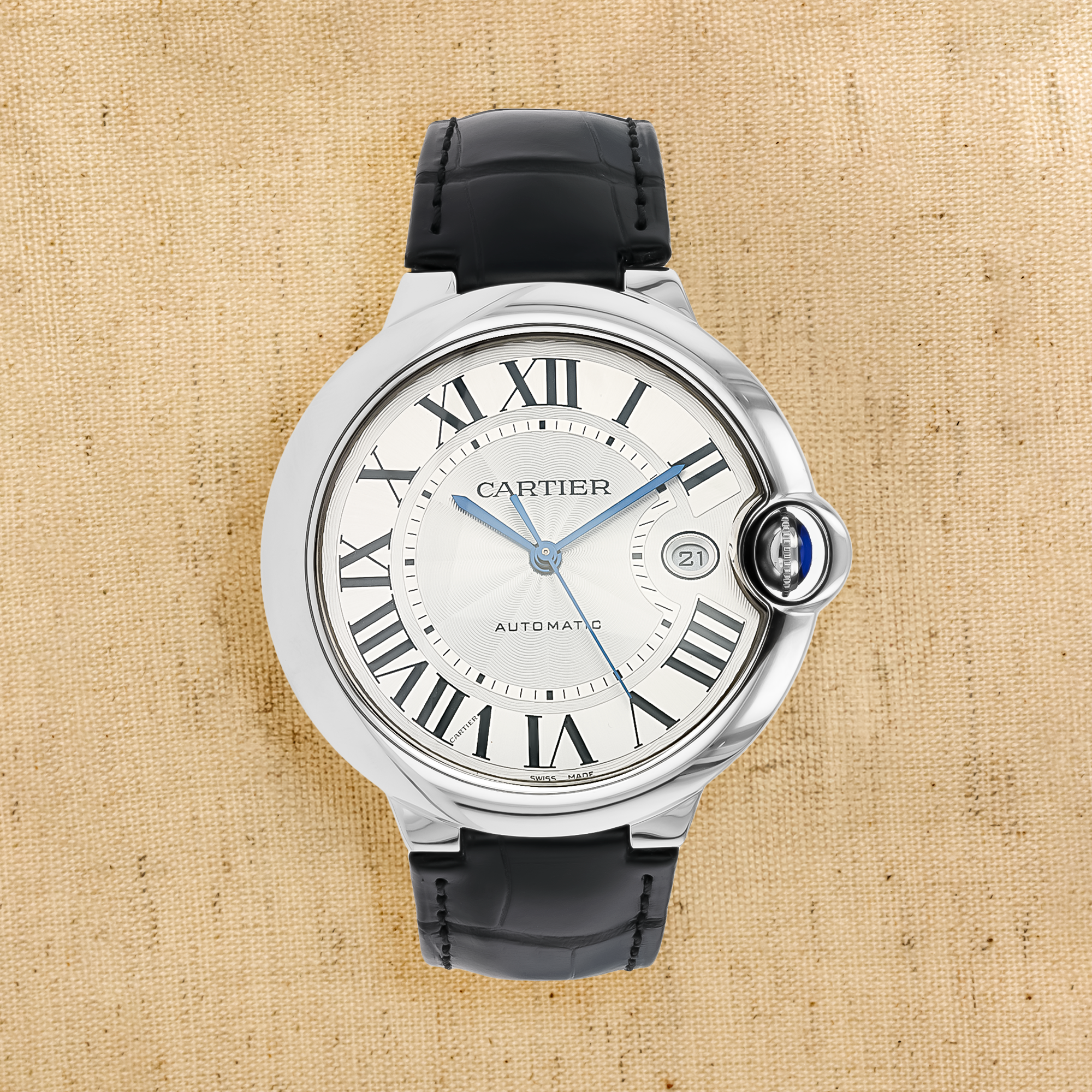 Cartier Ballon Bleu de Cartier 42mm, Silver Dial, Roman Numerals_1