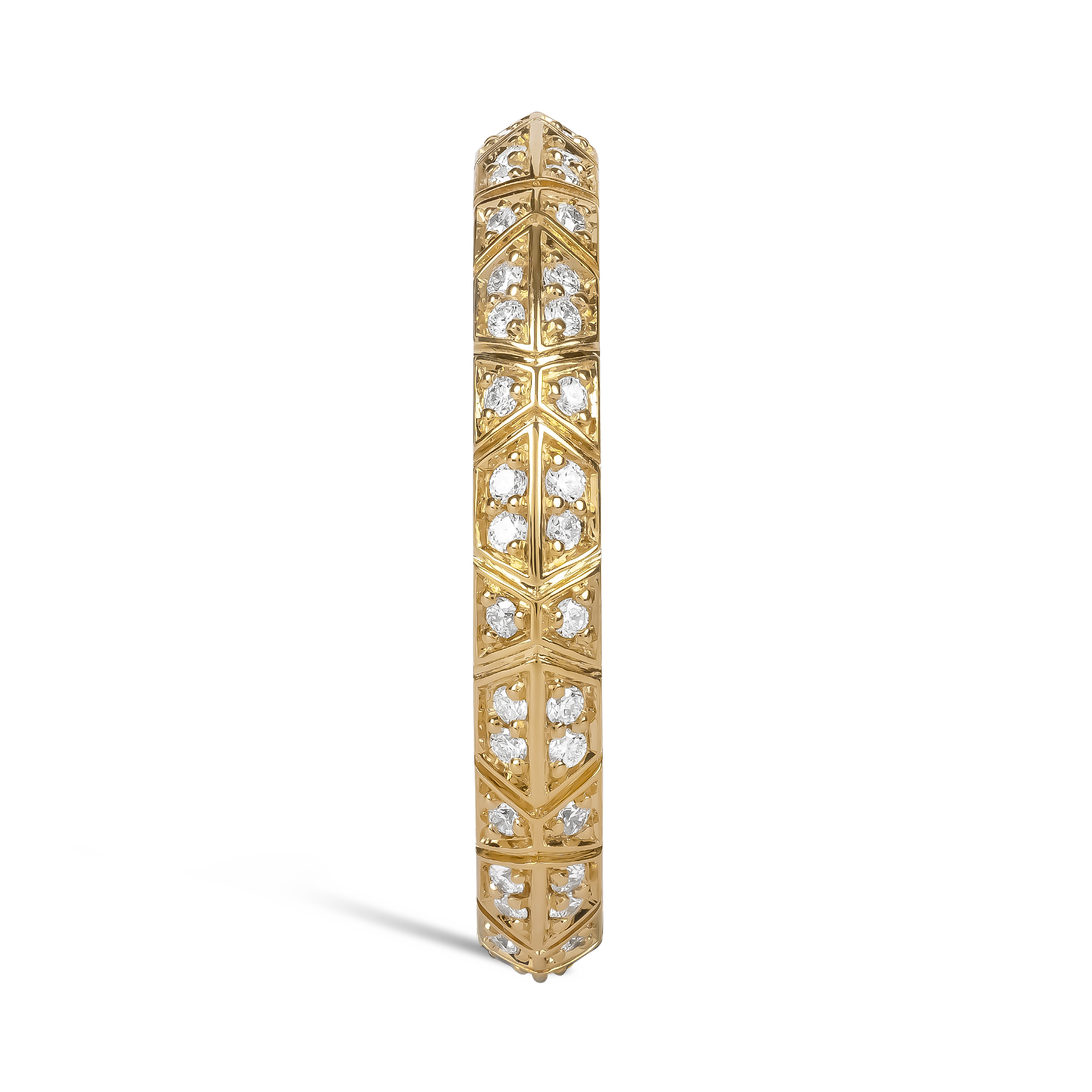 Origins Large Diamond Set Ring Brilliant cut, Claw set_4