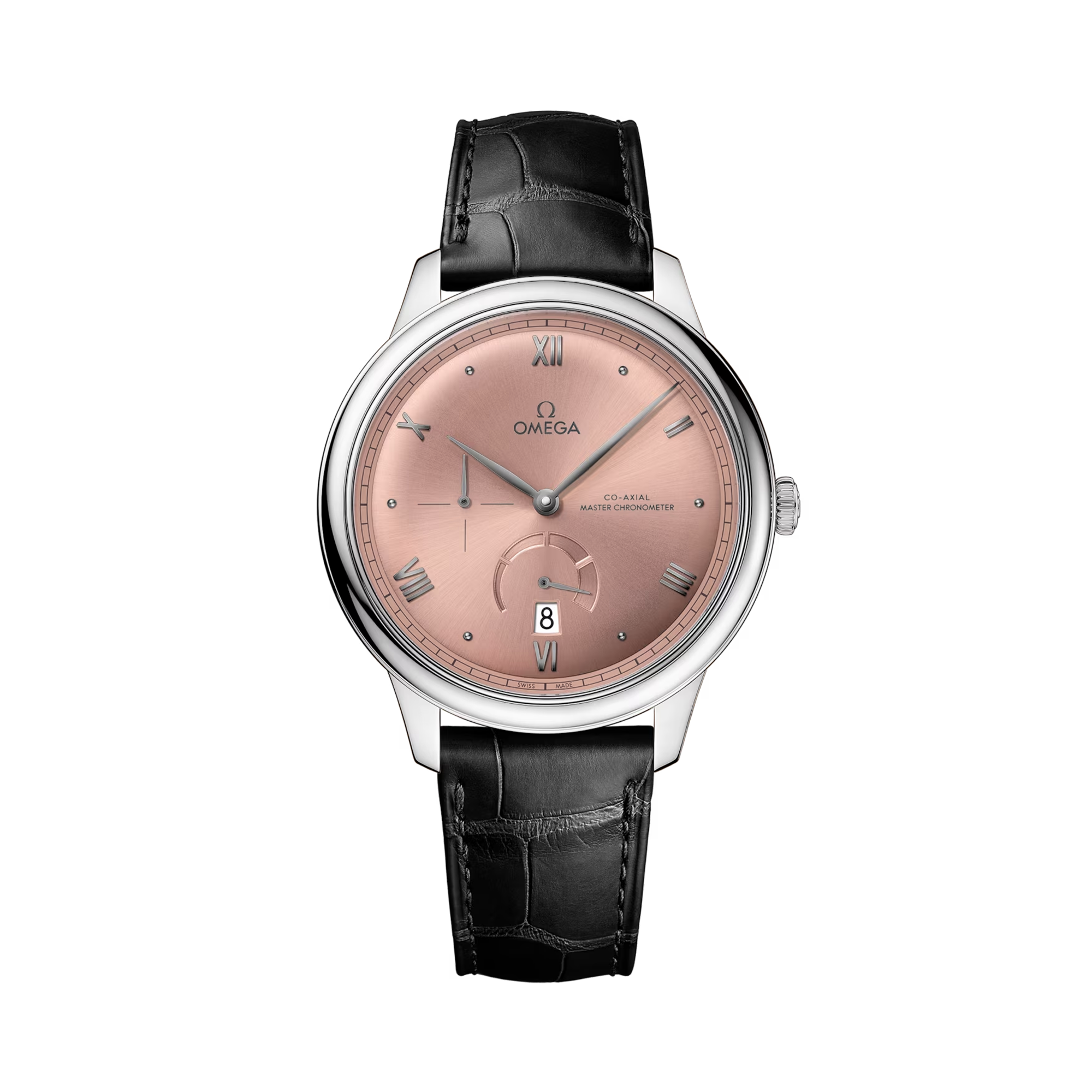 OMEGA De Ville Prestige 41mm, Pink Dial. Roman Numerals_1