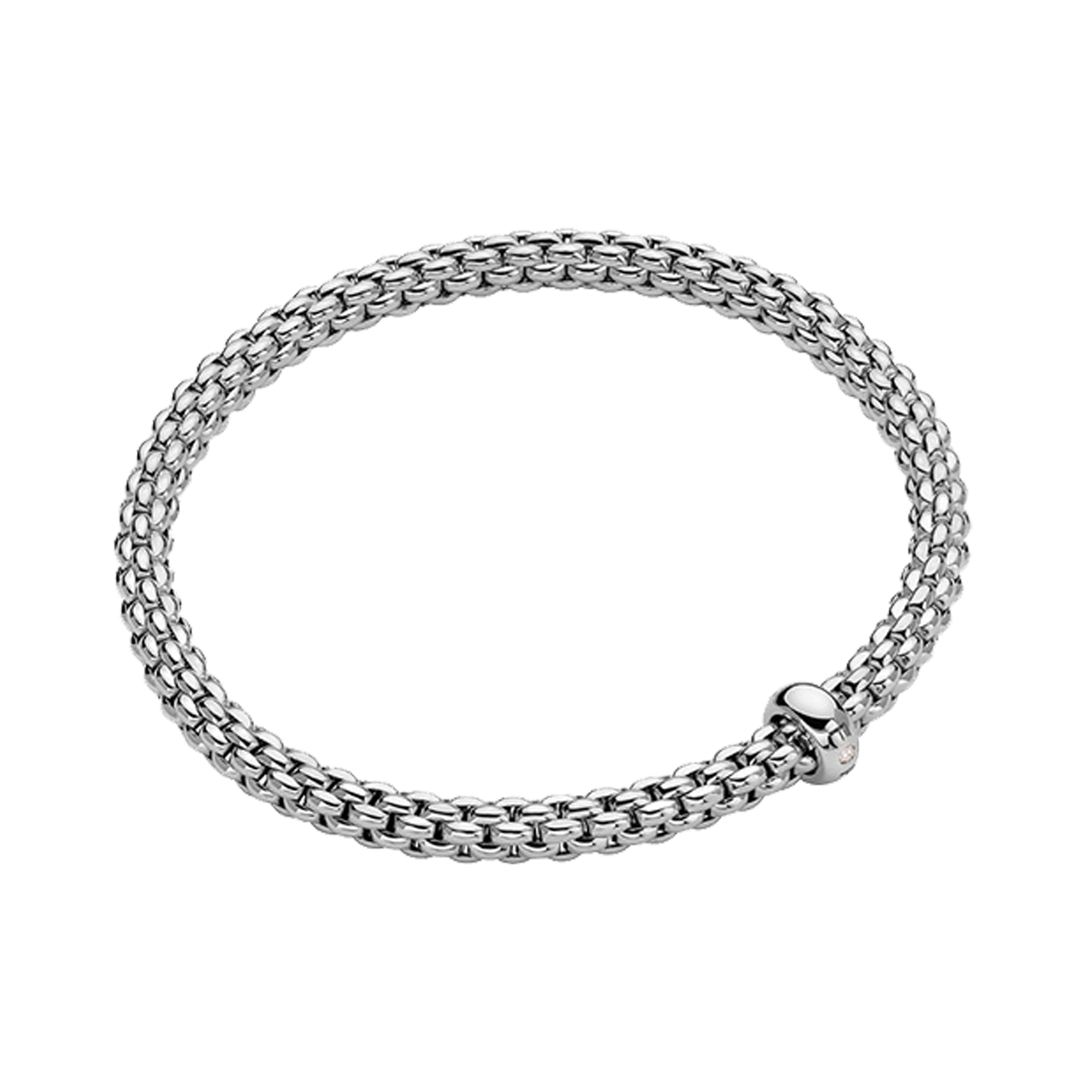FOPE Solo medium flex'it Diamond Bracelet Brilliant Cut, Grain Set_1