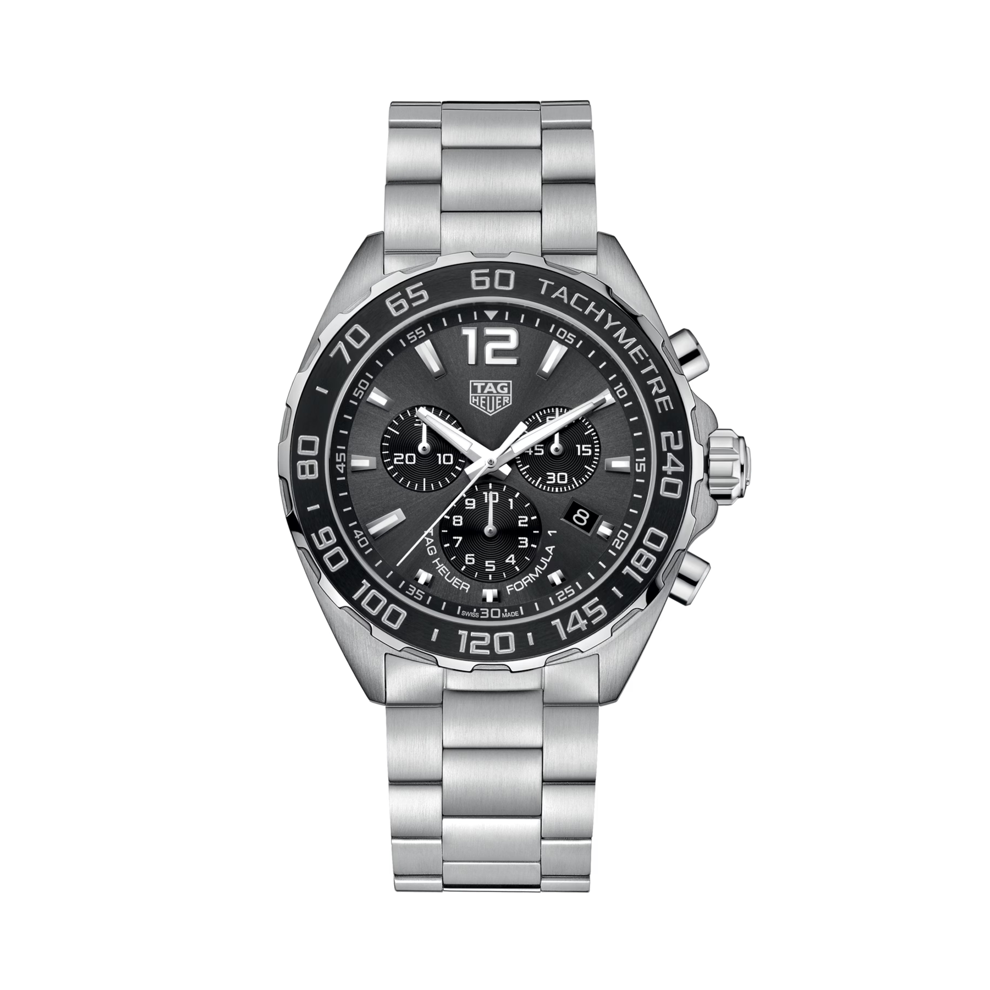 Tag Heuer Formula 1 Chronograph 43mm, Grey Dial, Baton Numerals_1