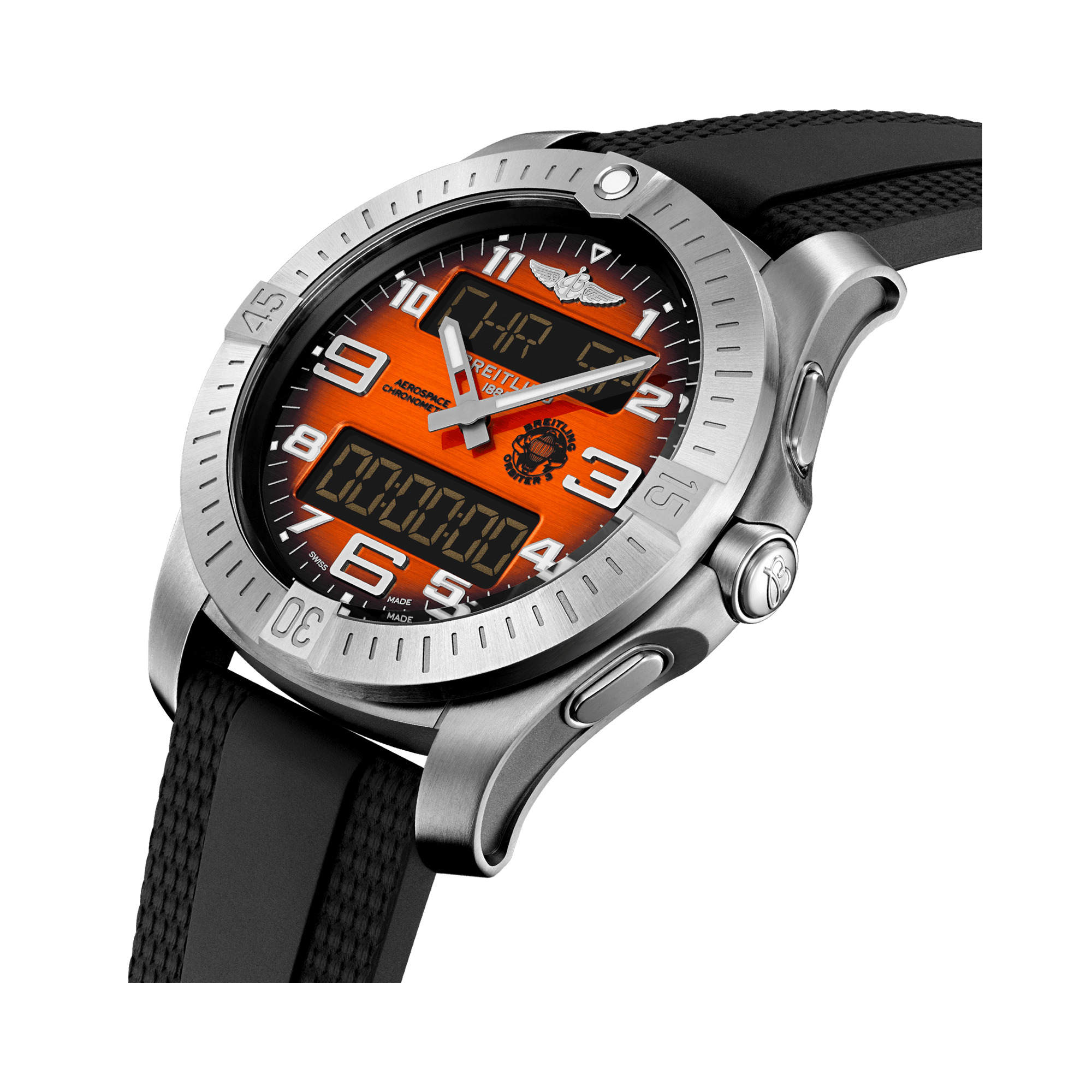 Breitling Aerospace B70 Orbiter 43mm, Orange Dial, Arabic Numerals_2