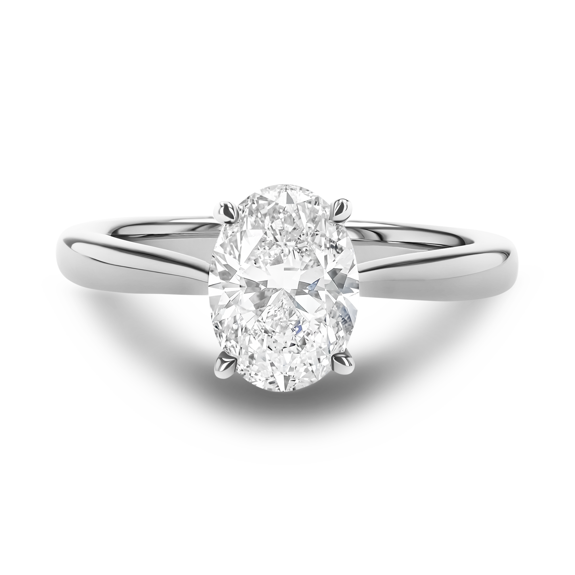 Gaia 1.50ct Oval Cut Diamond Ring Oval Cut, Claw Set_2