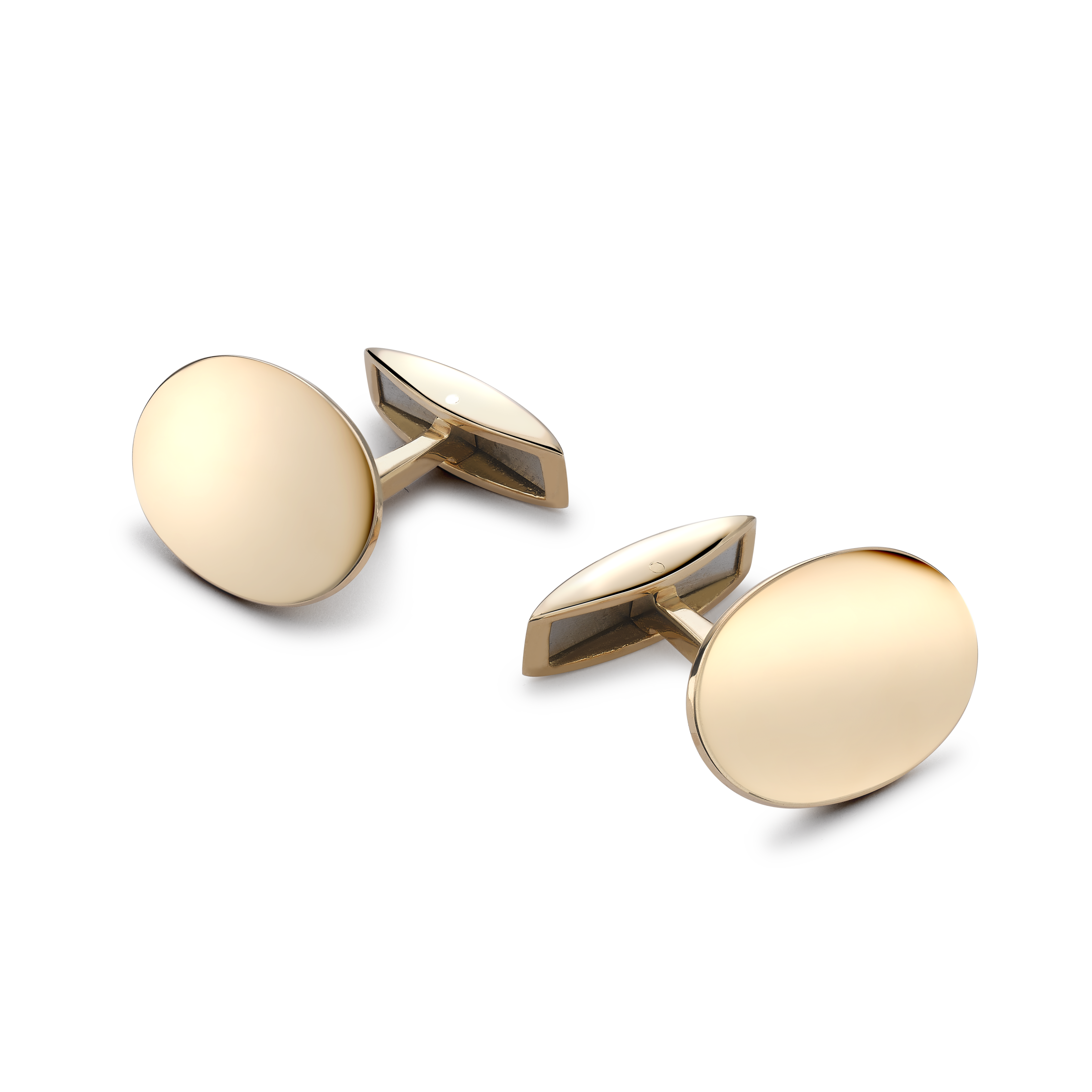 Oval Spring Bar Cufflinks _1