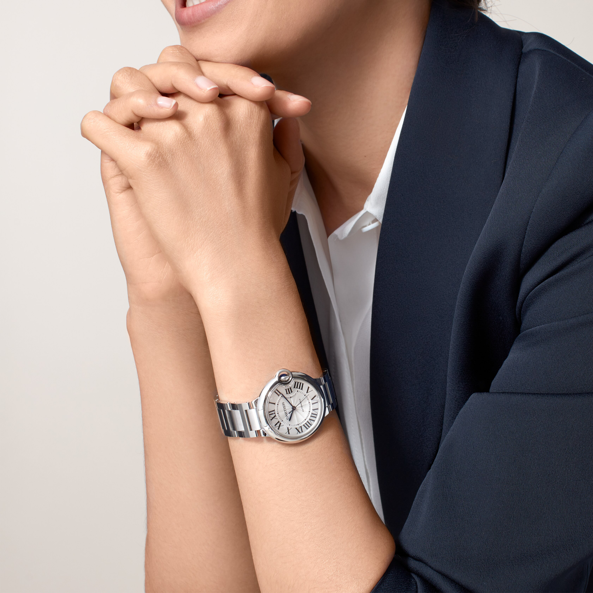 Cartier Ballon Bleu de Cartier 36mm, Silver Dial, Roman Numerals_9