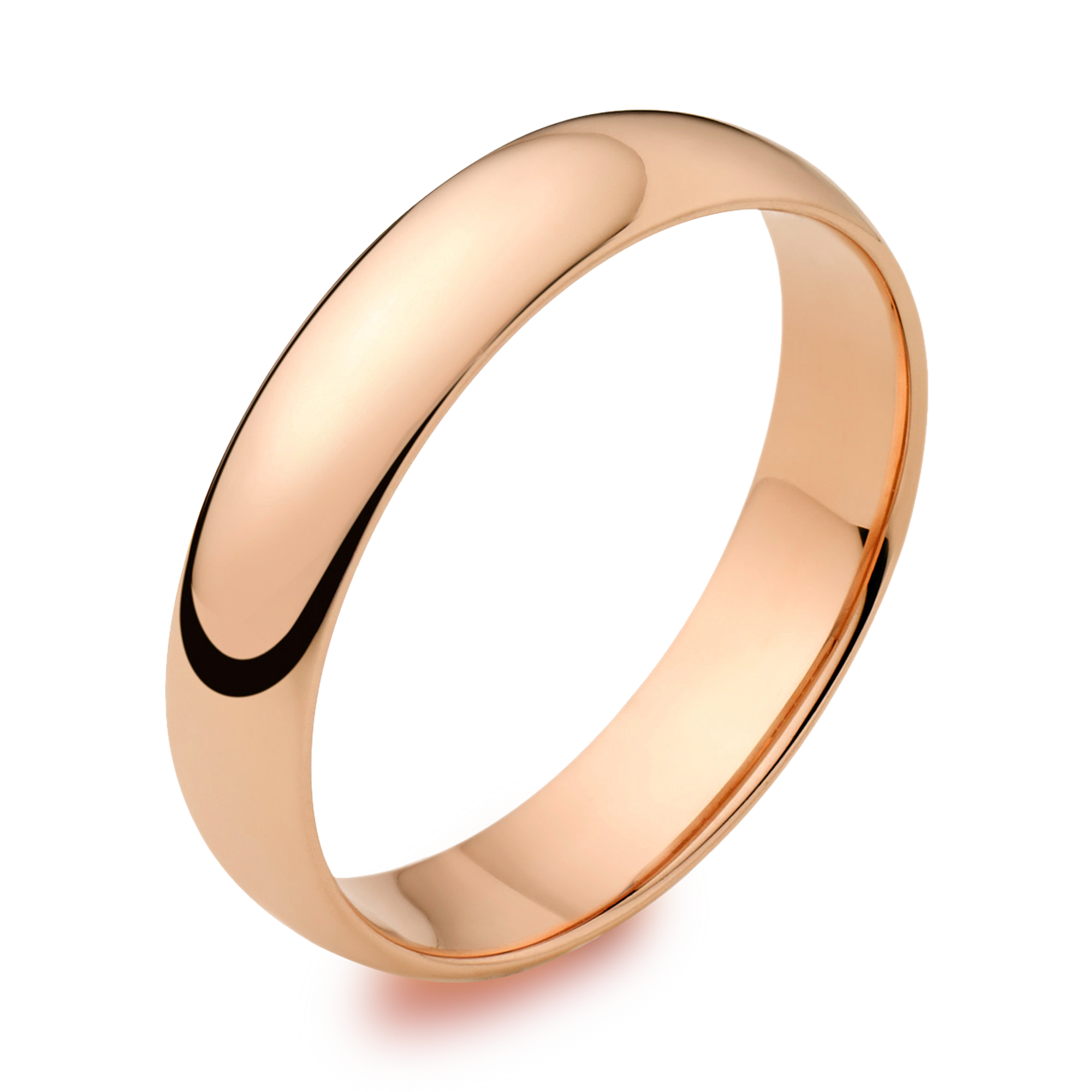 Classic Comfort 2mm, 18ct Rose Gold Wedding Ring Complete | DX