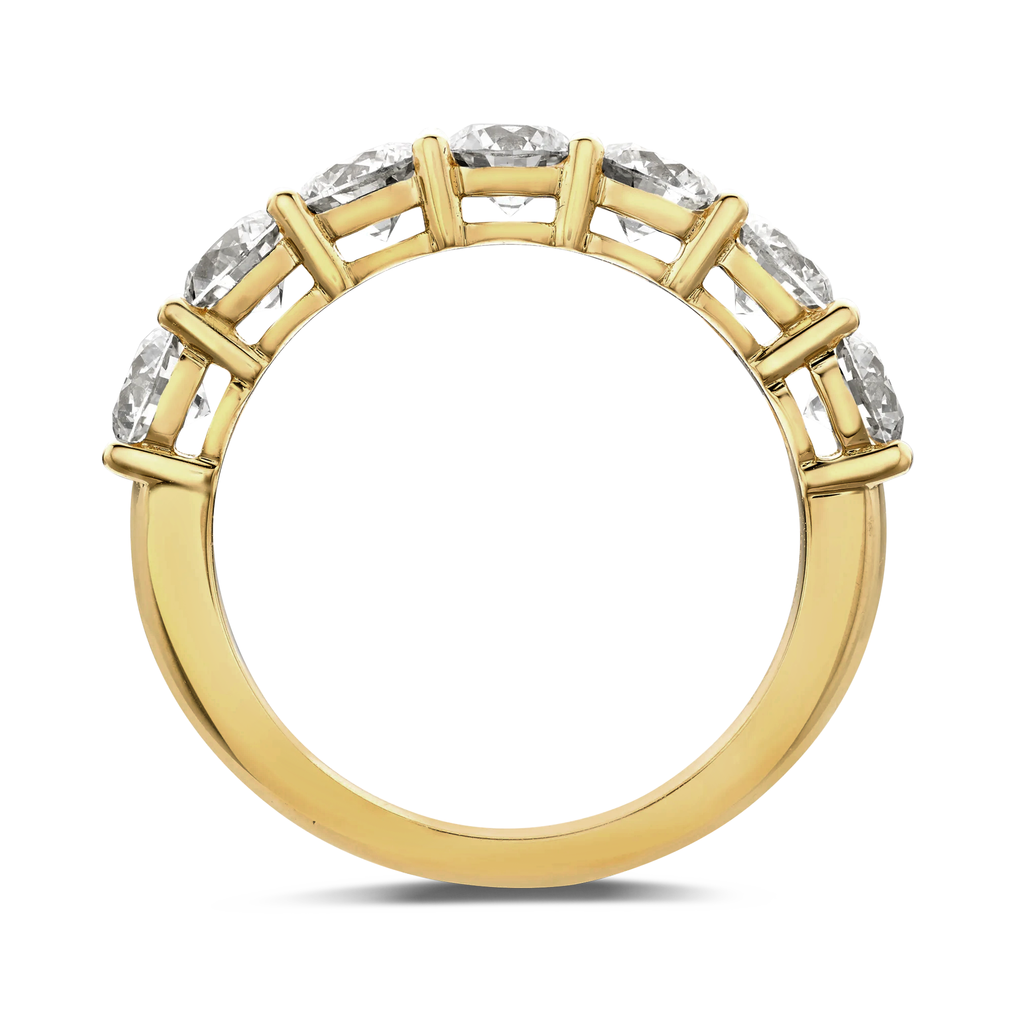 Seven Stone Diamond Ring Brilliant cut, Claw set_3