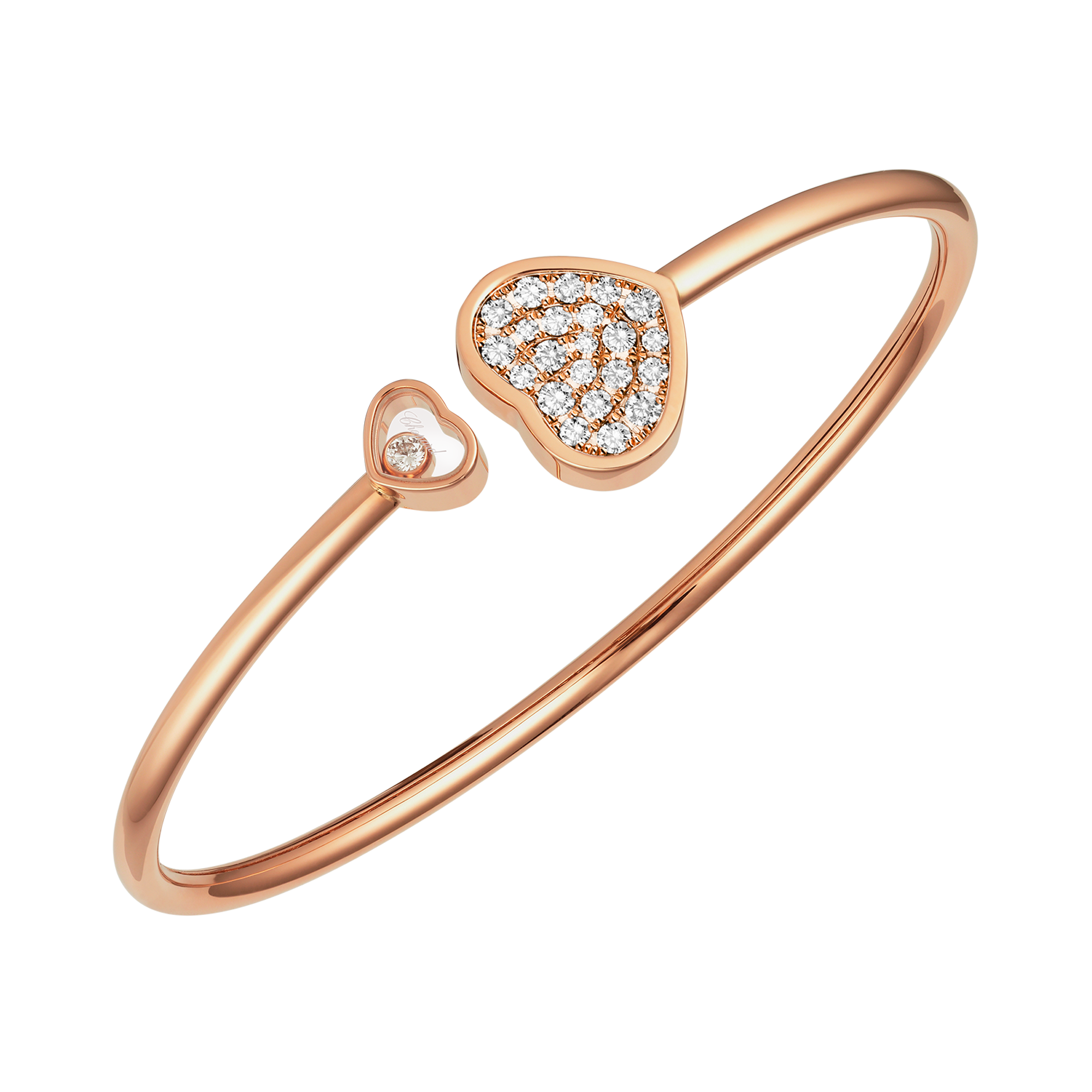 Chopard Happy Hearts Bangle Brilliant Cut, Rub Over Set_1