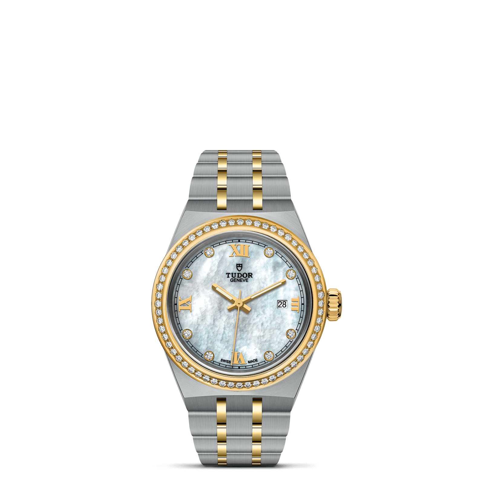 Tudor Royal 28mm, Mother of Pearl dial, Diamond numerals_1