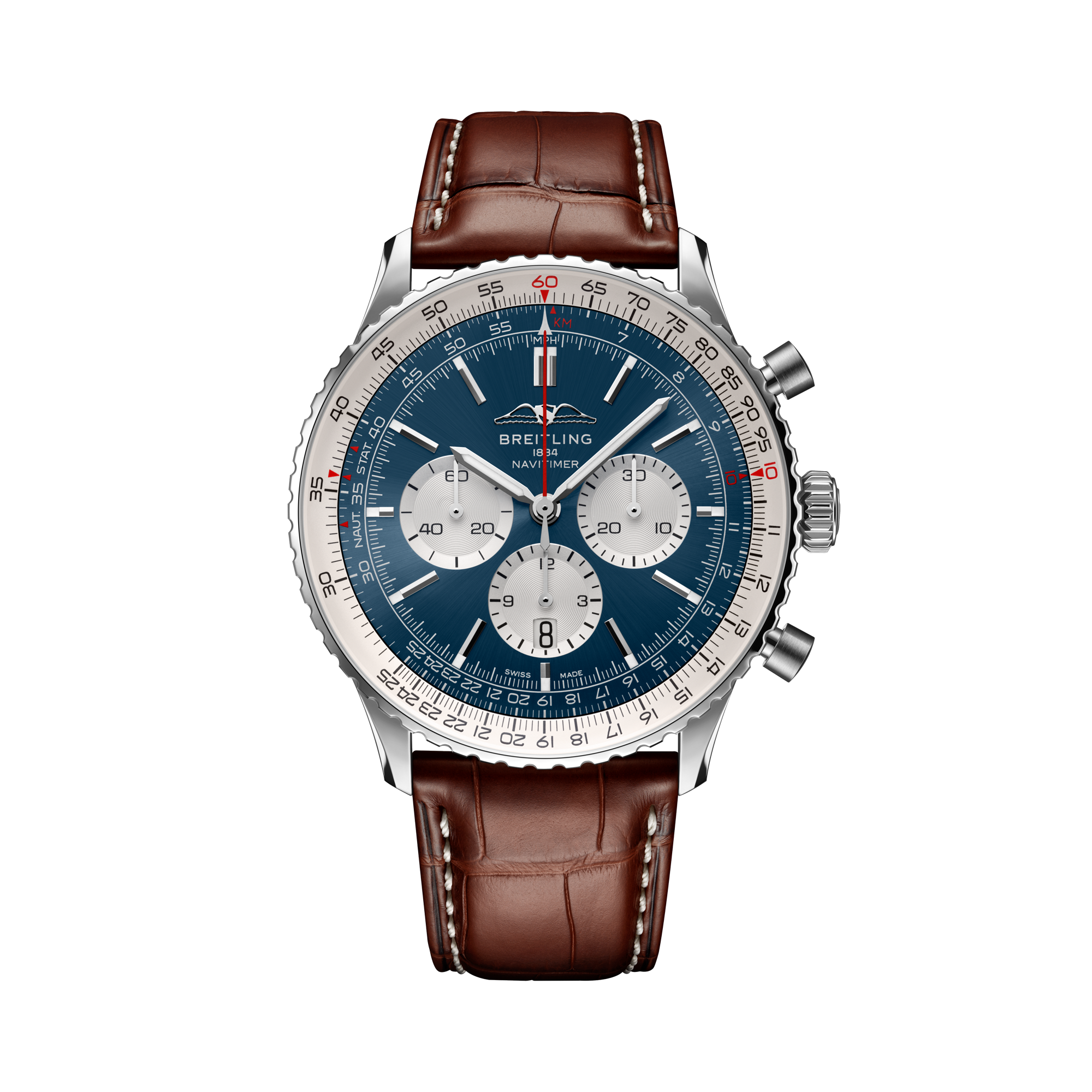 Breitling Navitimer B01 Chronograph 46 46mm, Blue Dial, Baton Numerals_1