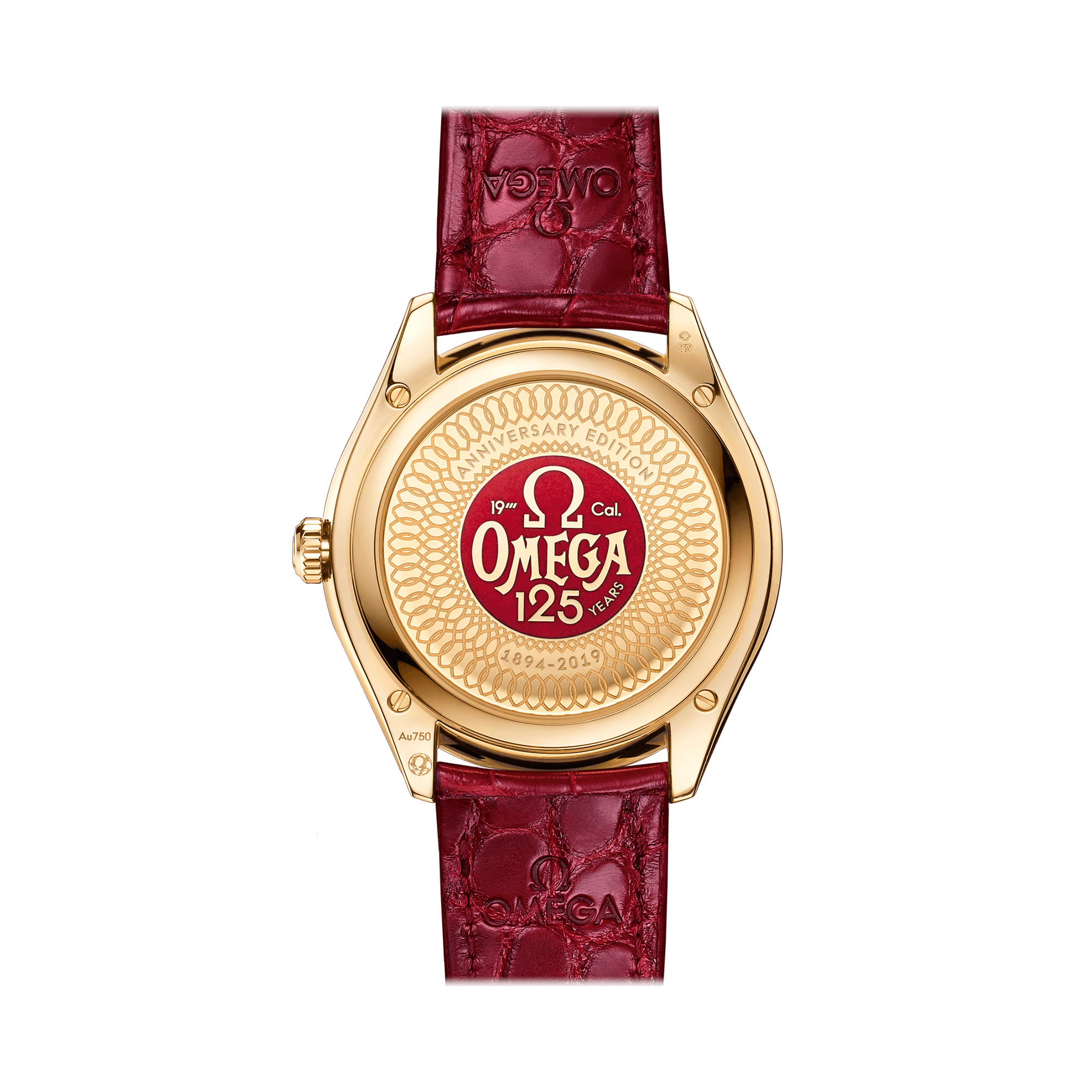 OMEGA De Ville Trésor 40mm, Red Dial, Baton Numerals_2