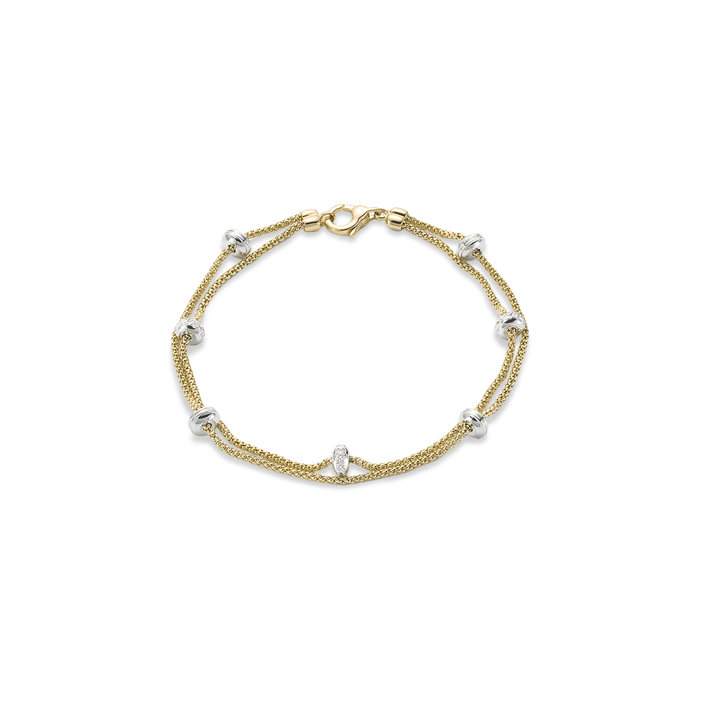 Fope Phylo Diamond Bracelet Brilliant Cut, Grain Set_1