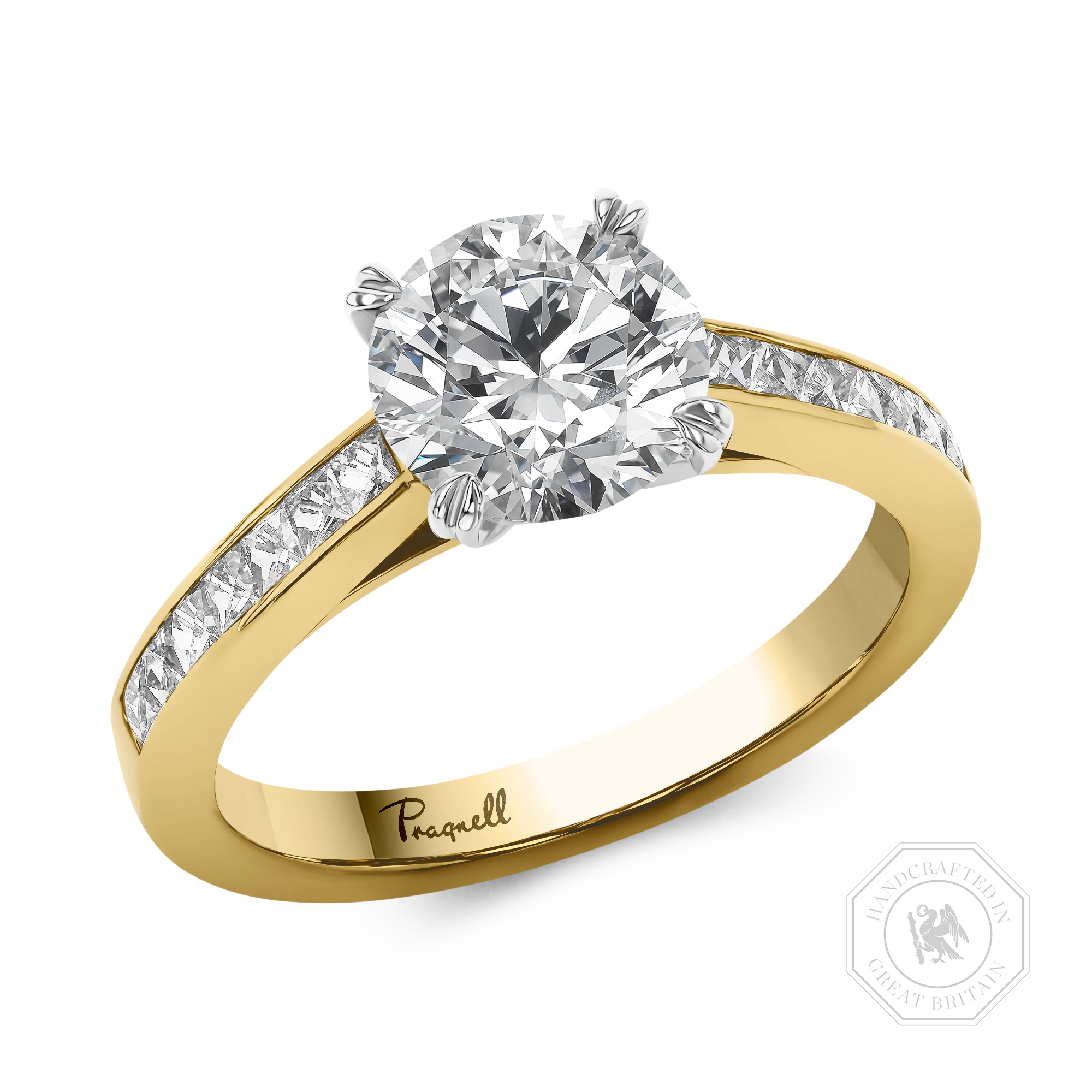 Gatsby 1.70ct Brilliant Cut Diamond Ring Brilliant cut, Claw set_1