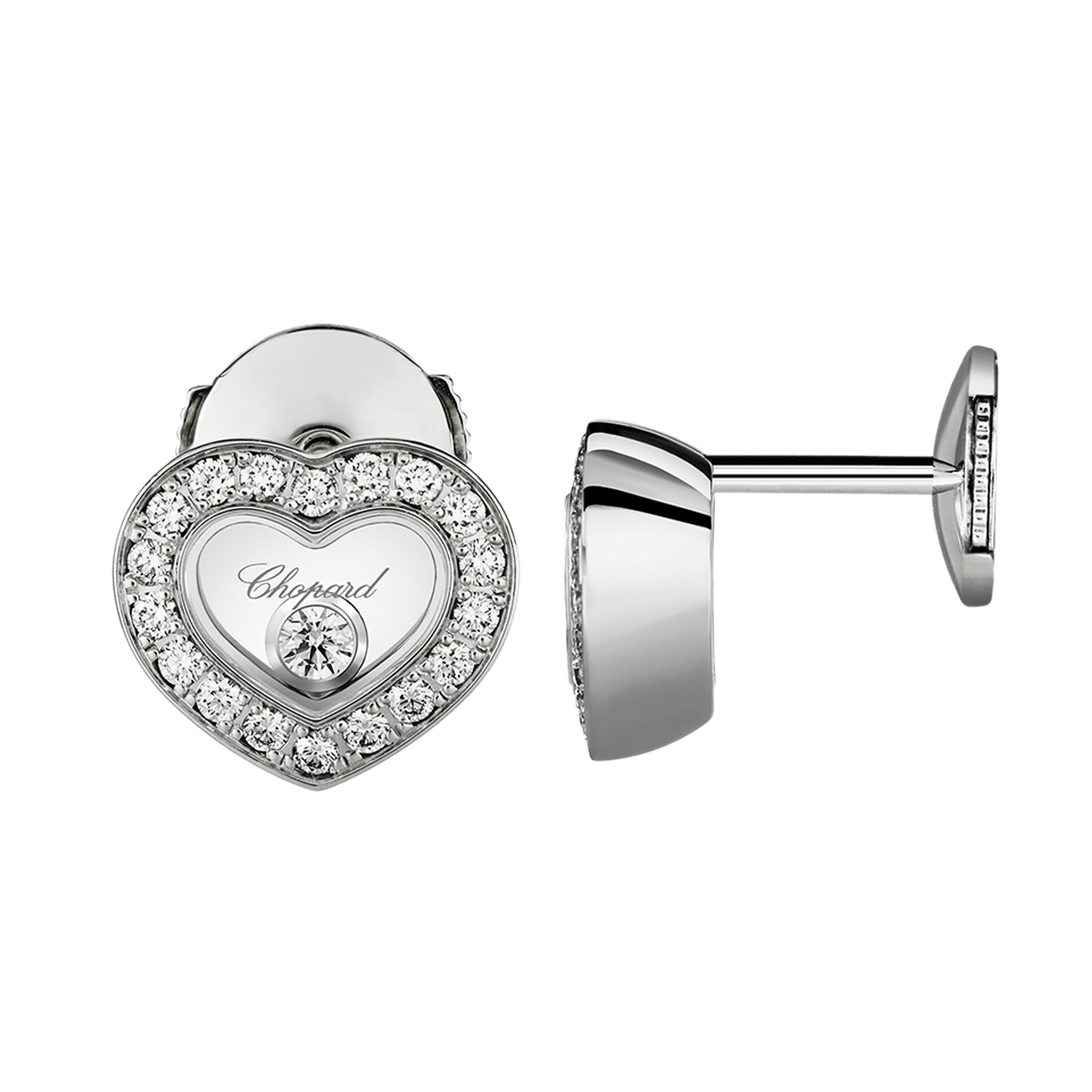 Chopard Happy Diamonds Studs Brilliant Cut, Rub Over Set_3