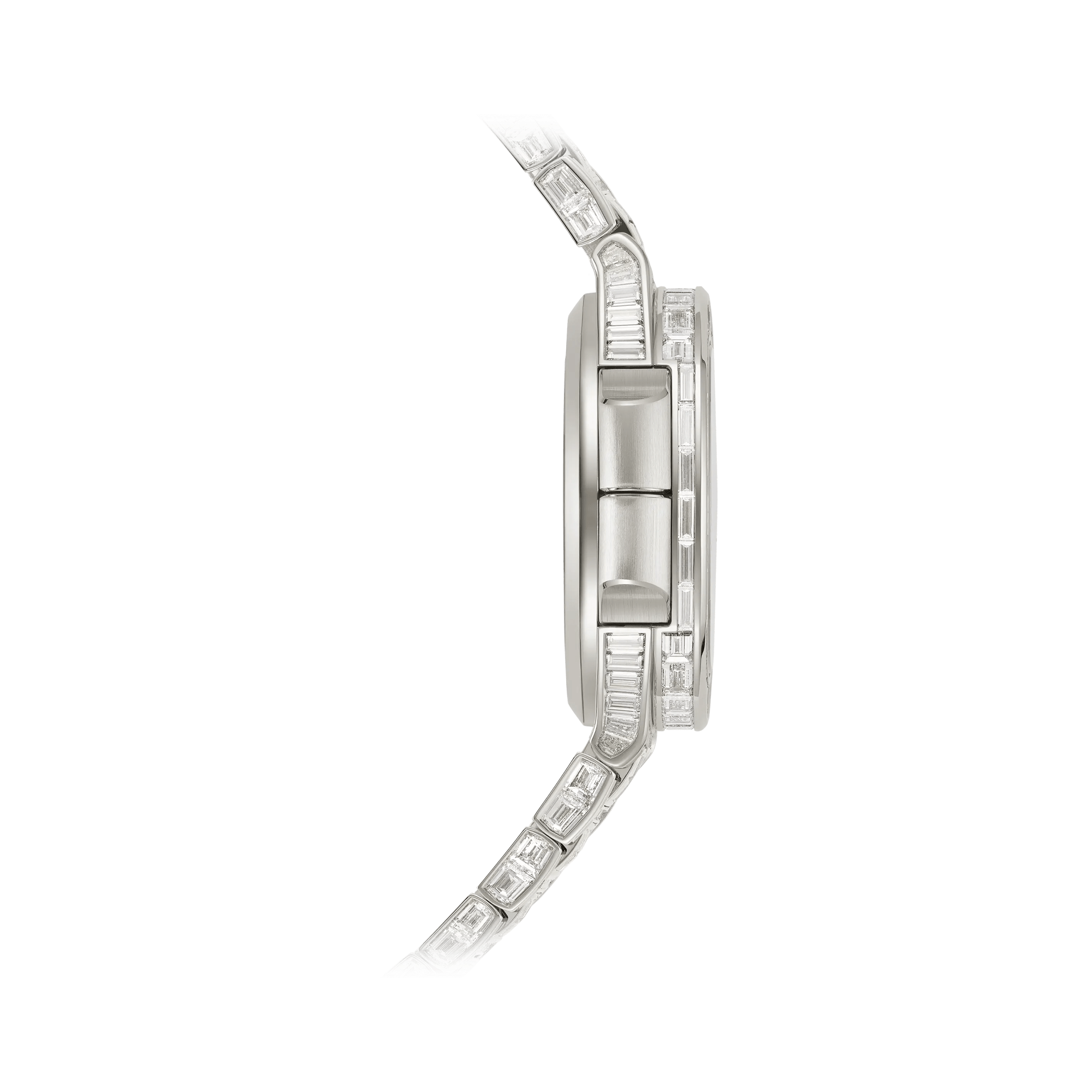 Patek Philippe Nautilus 40.5mm, Black Diamond Dial, Baton Numerals_4