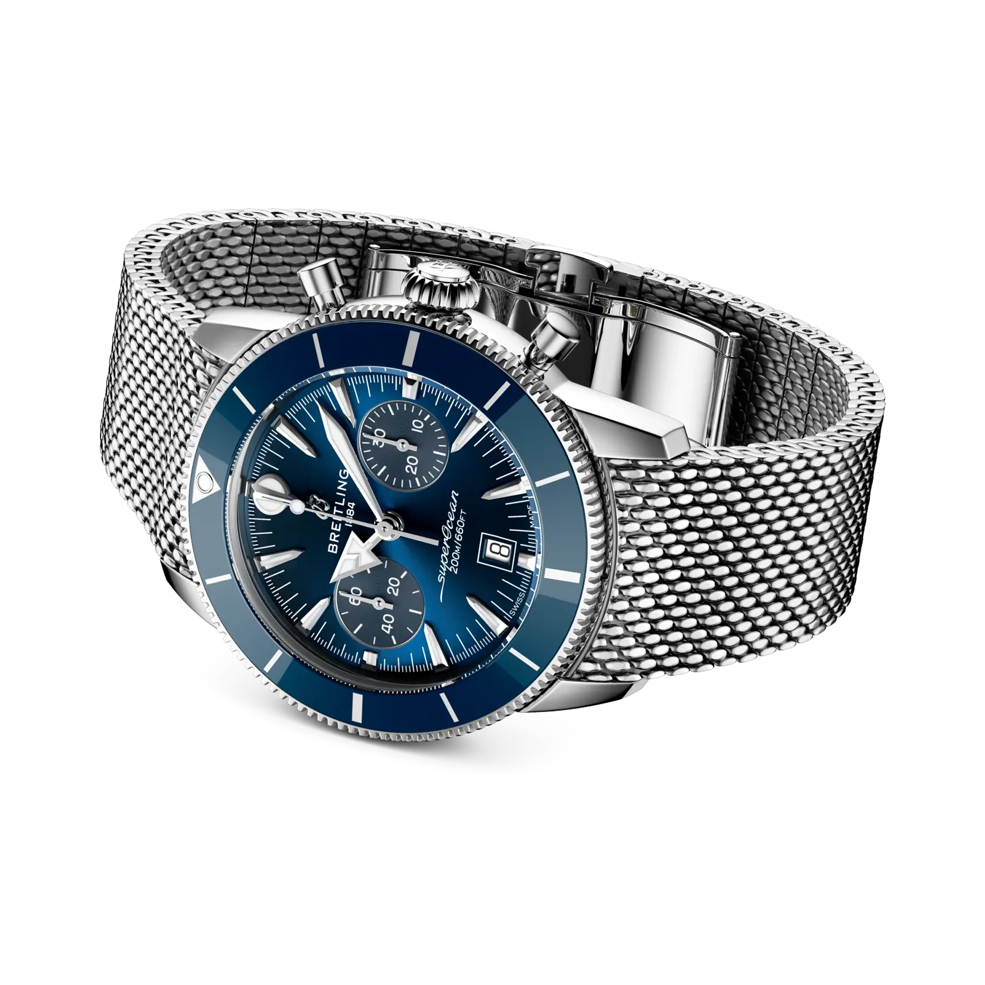 Breitling Superocean Heritage B01 42mm, Blue Dial, Baton Numerals_3