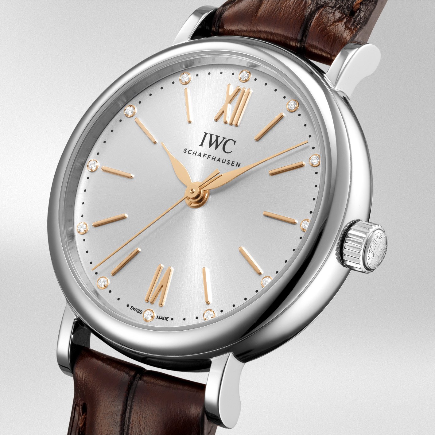 IWC Portofino Automatic 34 34mm, Silver Dial, Baton/Roman Numerals_2