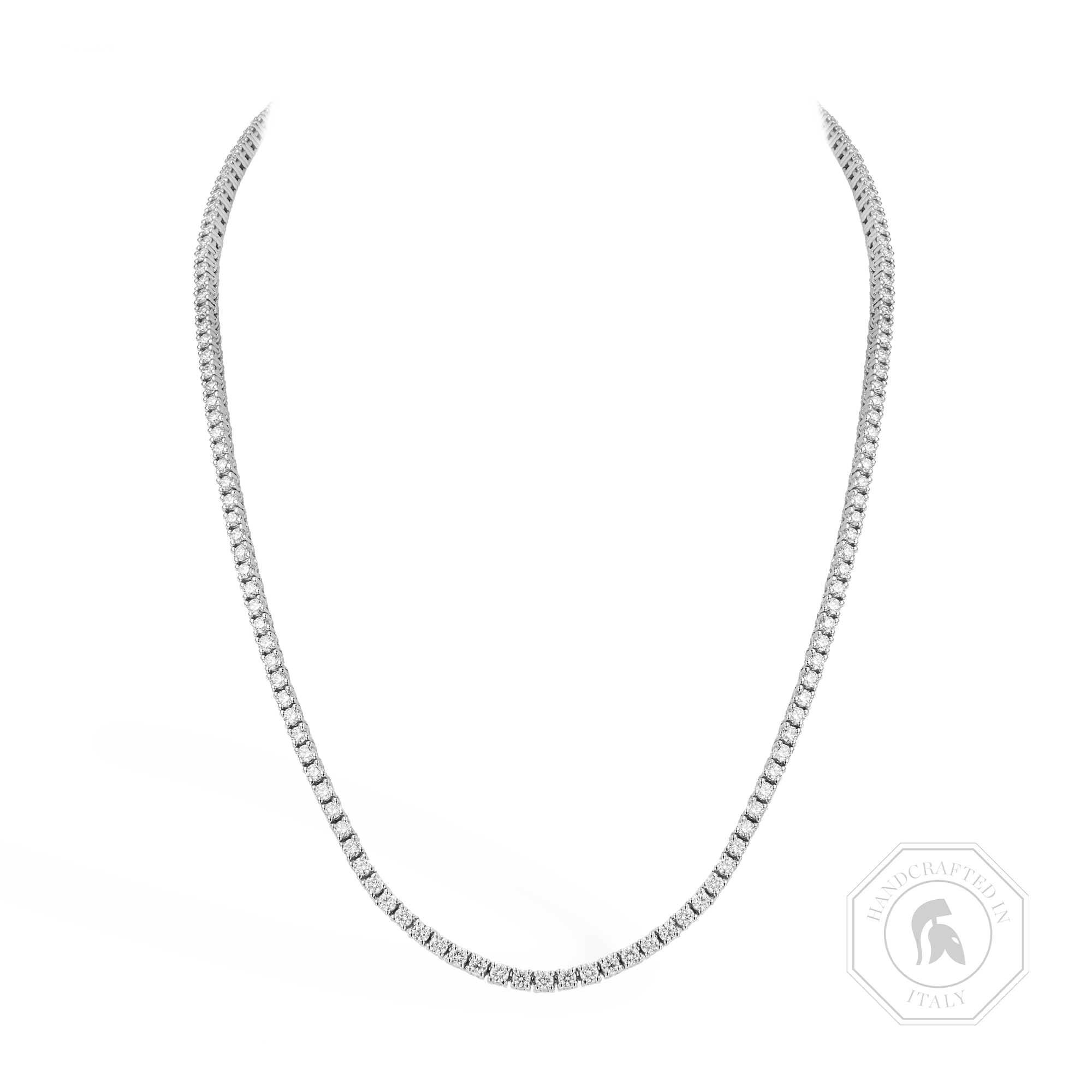 Brilliant Diamond Line Necklace Brilliant cut, Claw set_1