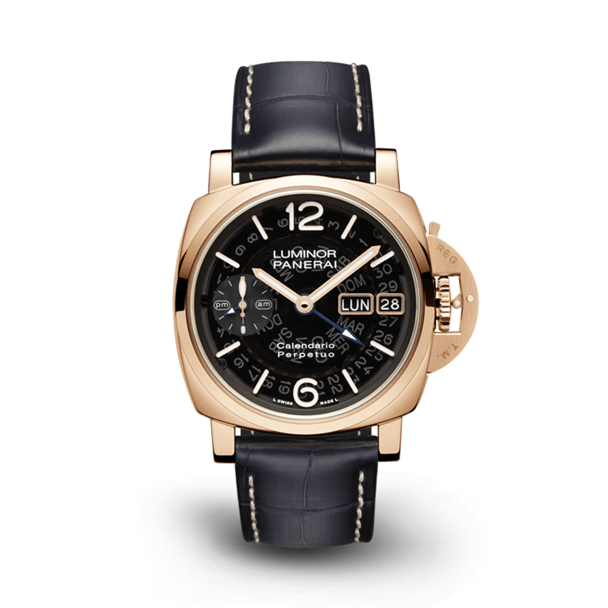 Panerai Luminor  Goldtech™ Calendario Perpetuo 44mm, Black Dial, Arabic/Baton Numerals_1