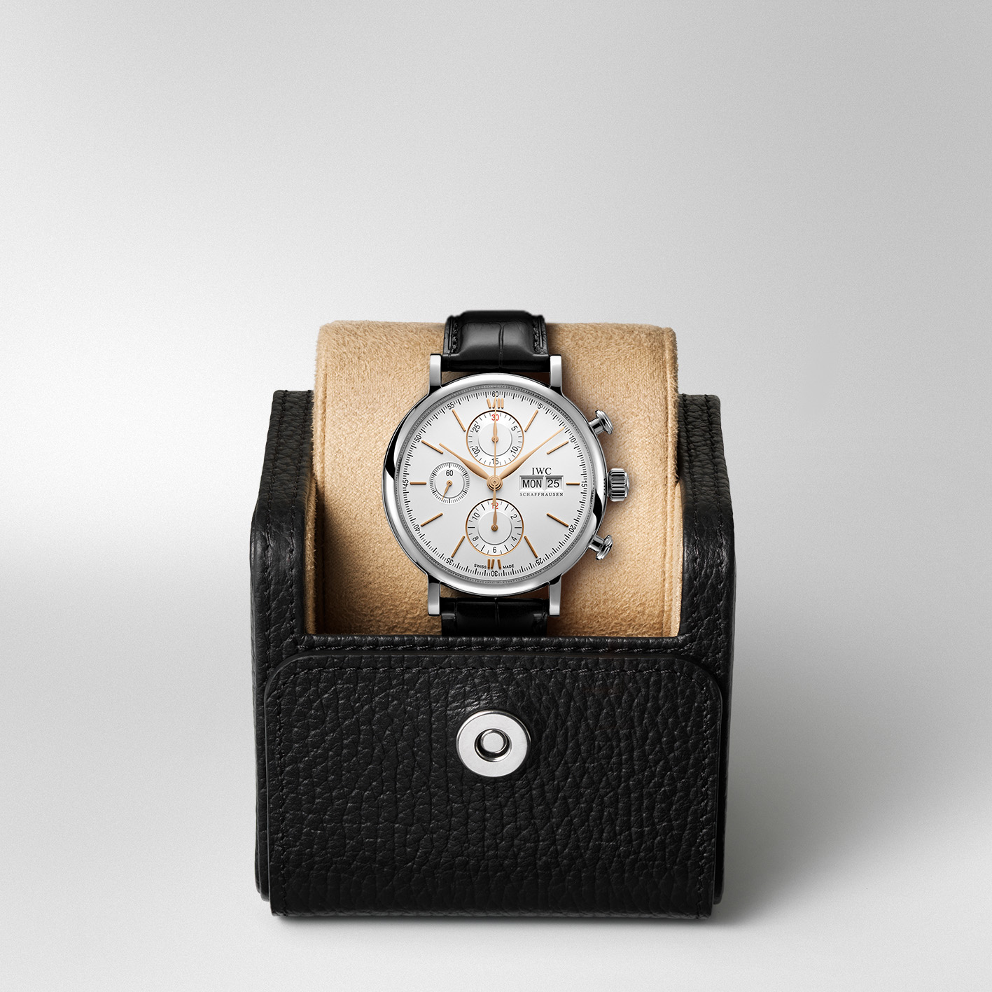 IWC Portofino Chronograph 42mm, Silver Dial, Baton Numerals_5