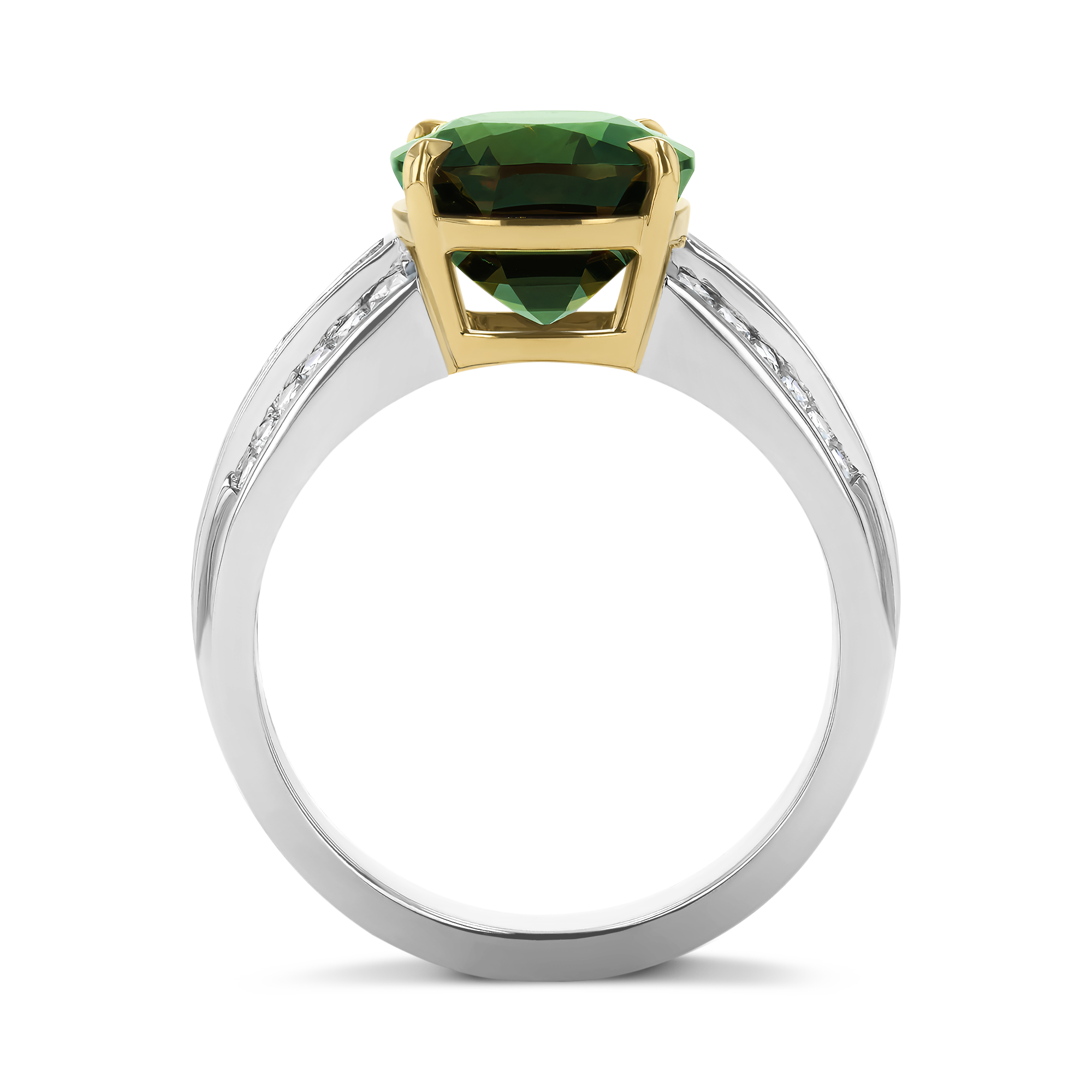 Masterpiece 4.24ct Cushion Cut Sri Lankan Alexandrite and Diamond Ring Cushion Cut, Claw Set_4