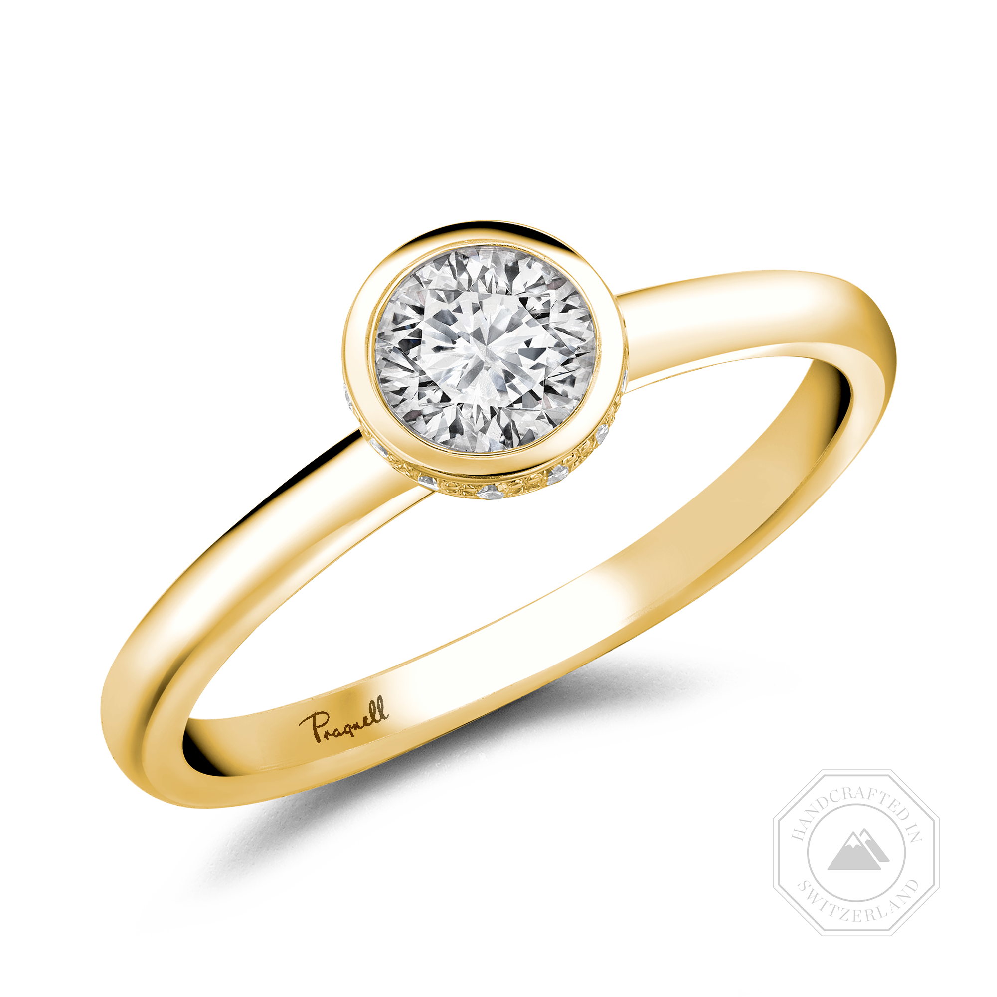 Sundance Diamond Ring Brilliant Cut, Rubover Set_1
